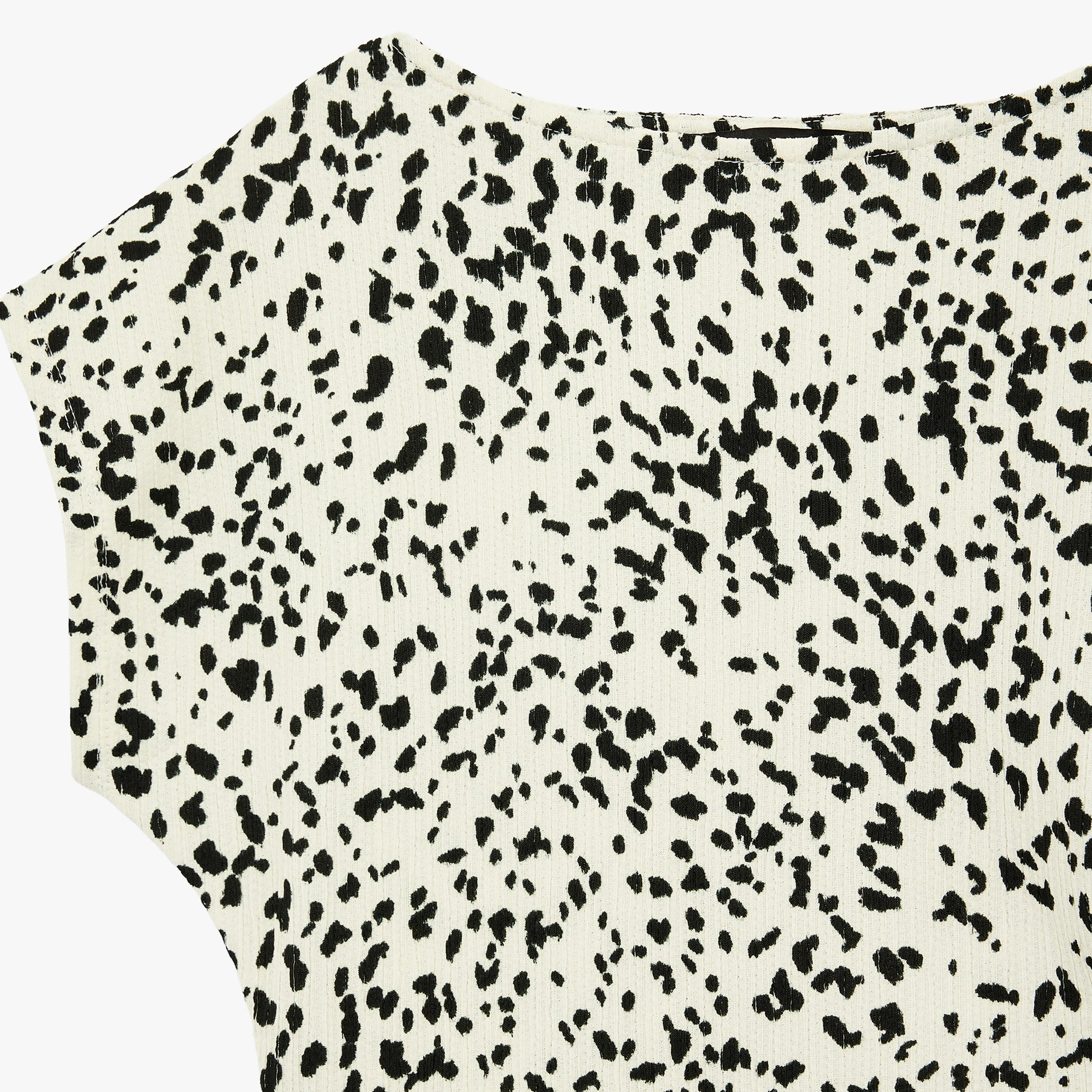 KOTON Dalmatian Print Women's Top-women-clothing-shirtsandblouses-blouses-image-5