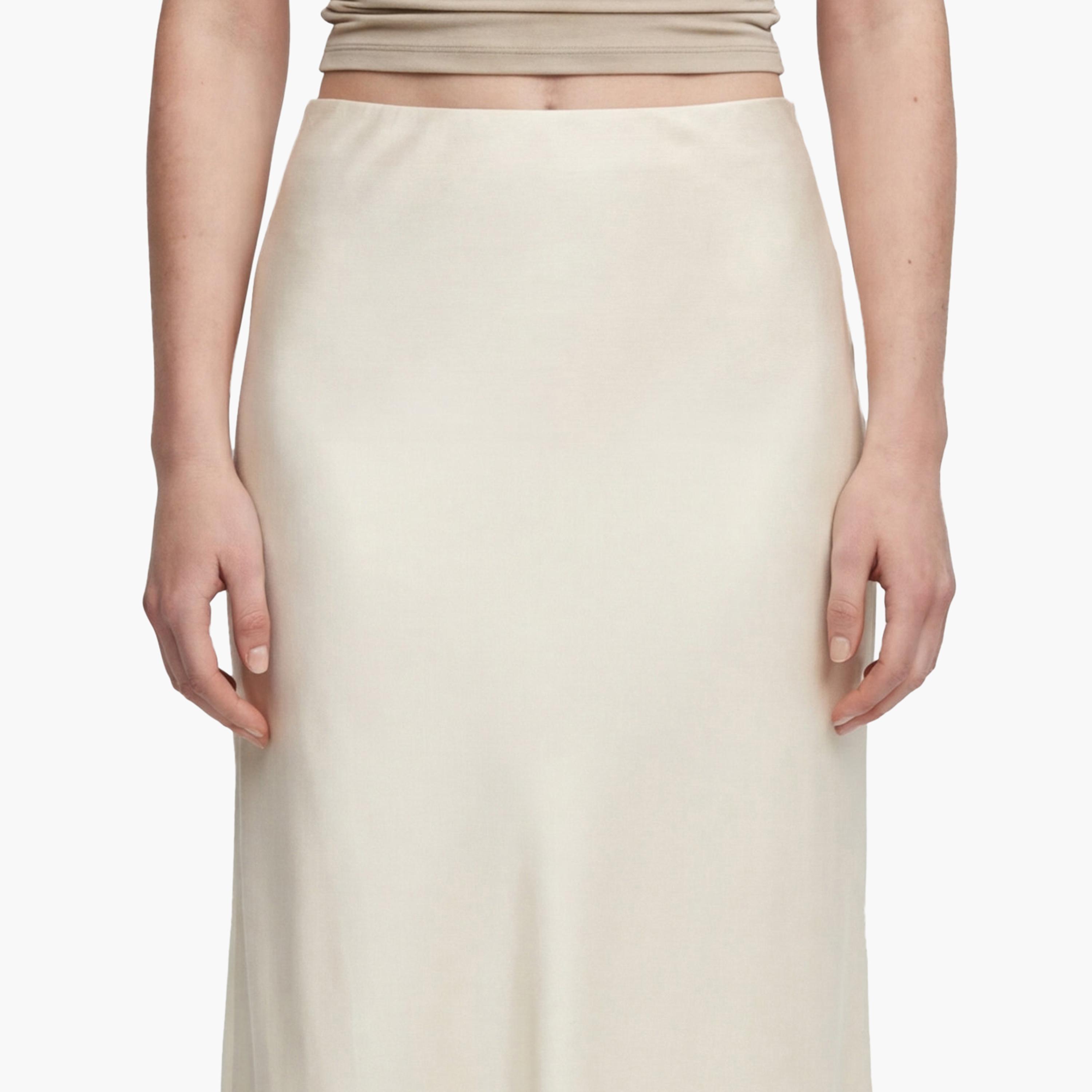 تنورة ميدي نسائية قصة مستقيمة من كوتون-women-clothing-bottoms-skirts-image-5