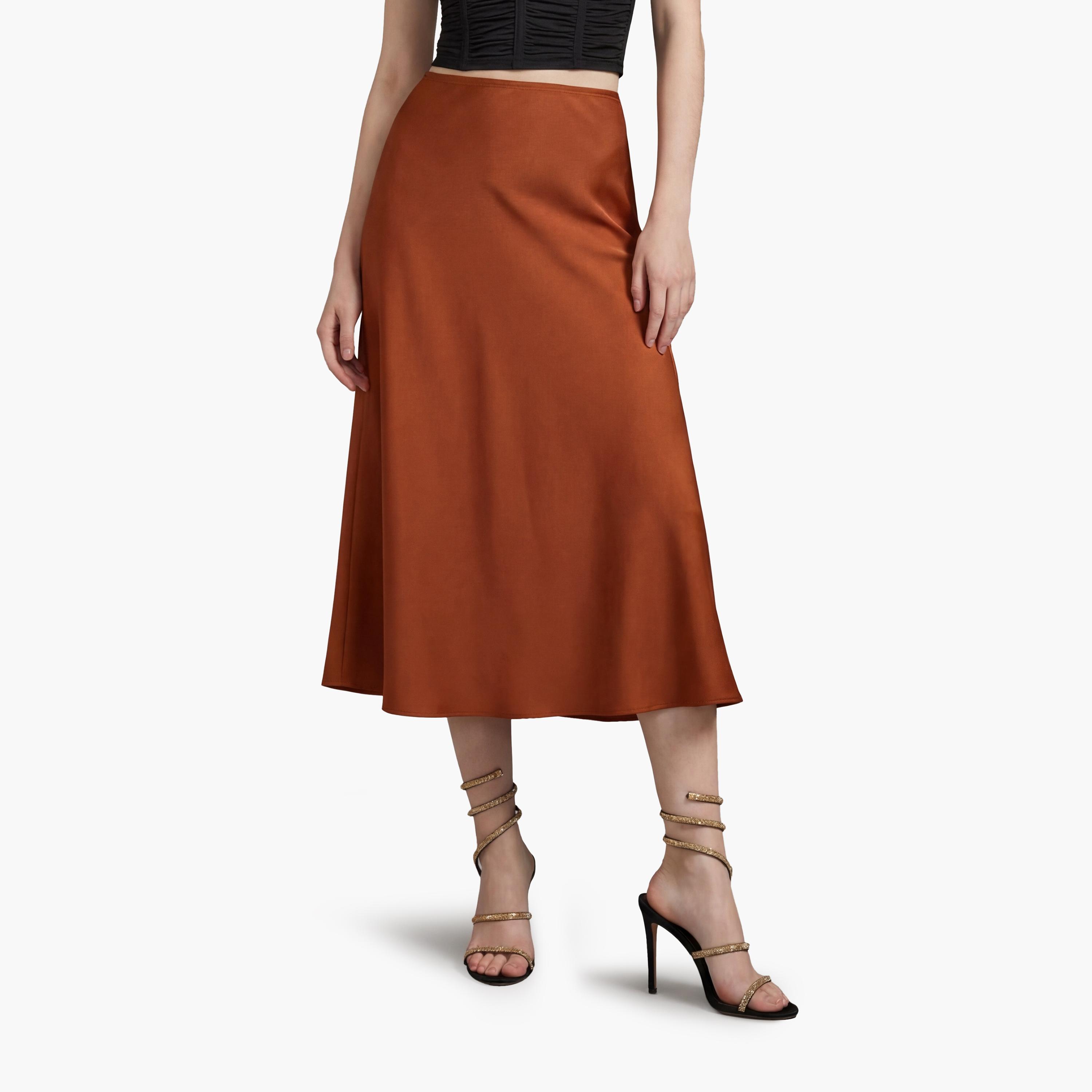 KOTON A-Line Women's Midi Skirt-women-clothing-skirts-image-1