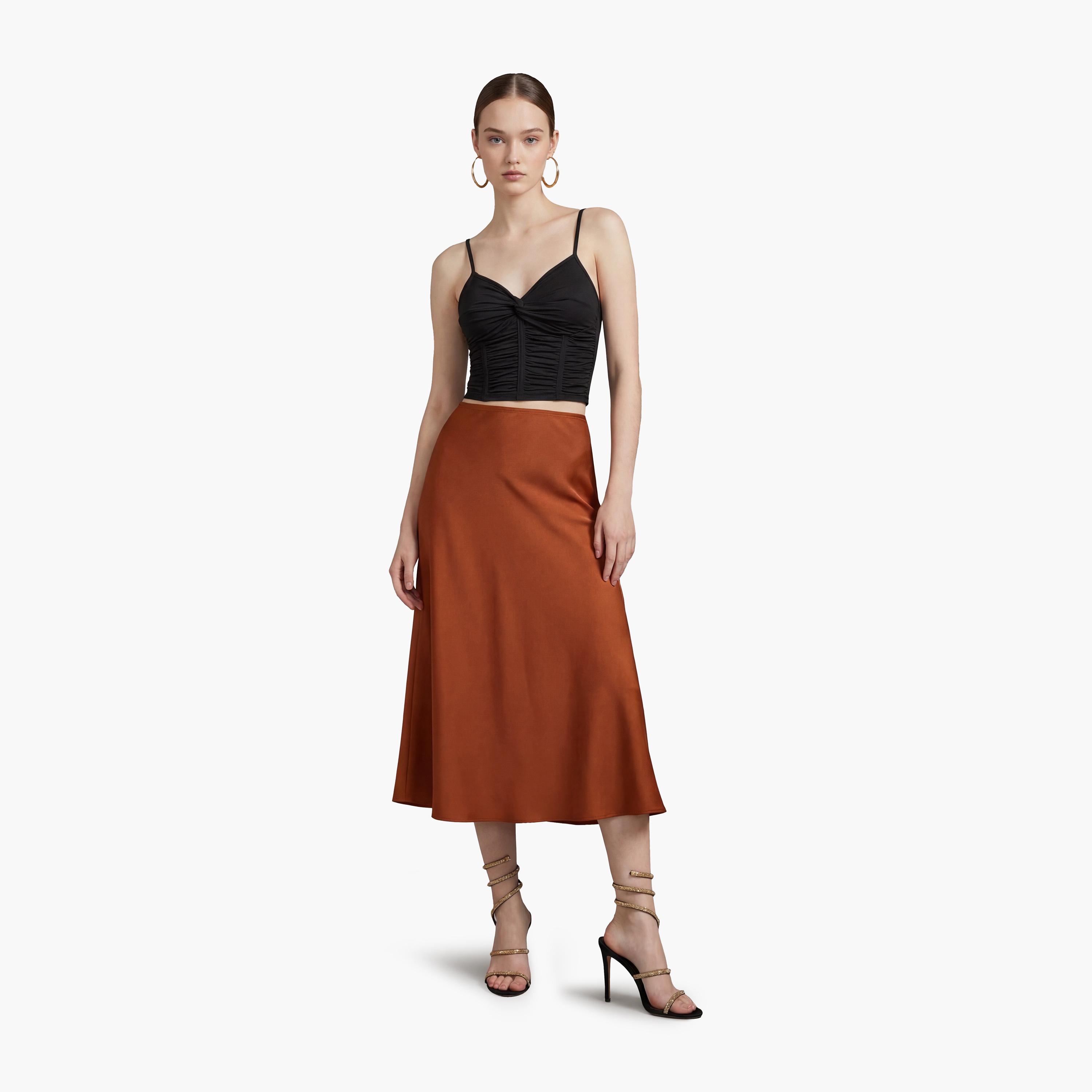 KOTON A-Line Women's Midi Skirt-women-clothing-skirts-image-2