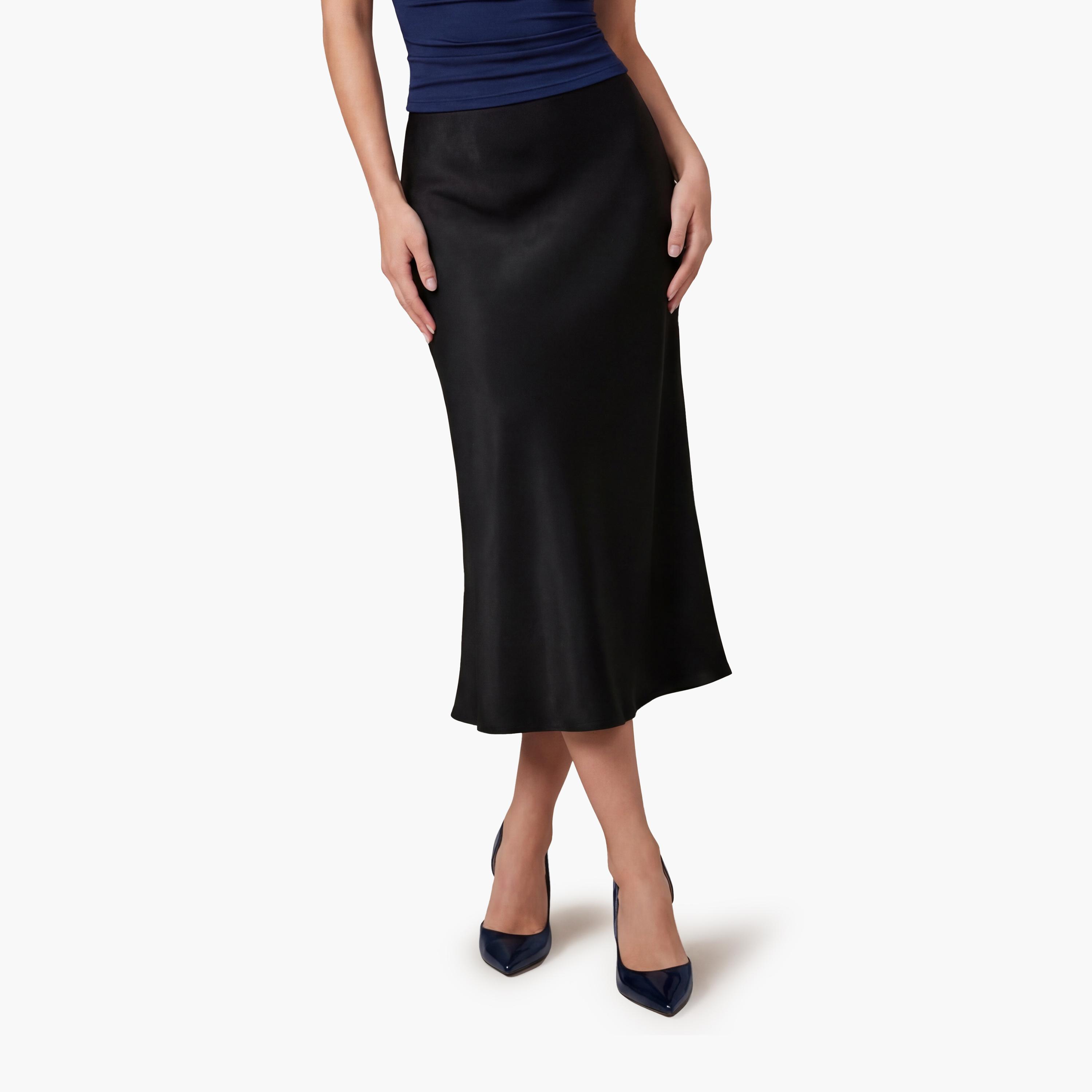 KOTON A-Line Women's Maxi Skirt-women-clothing-bottoms-skirts-image-1