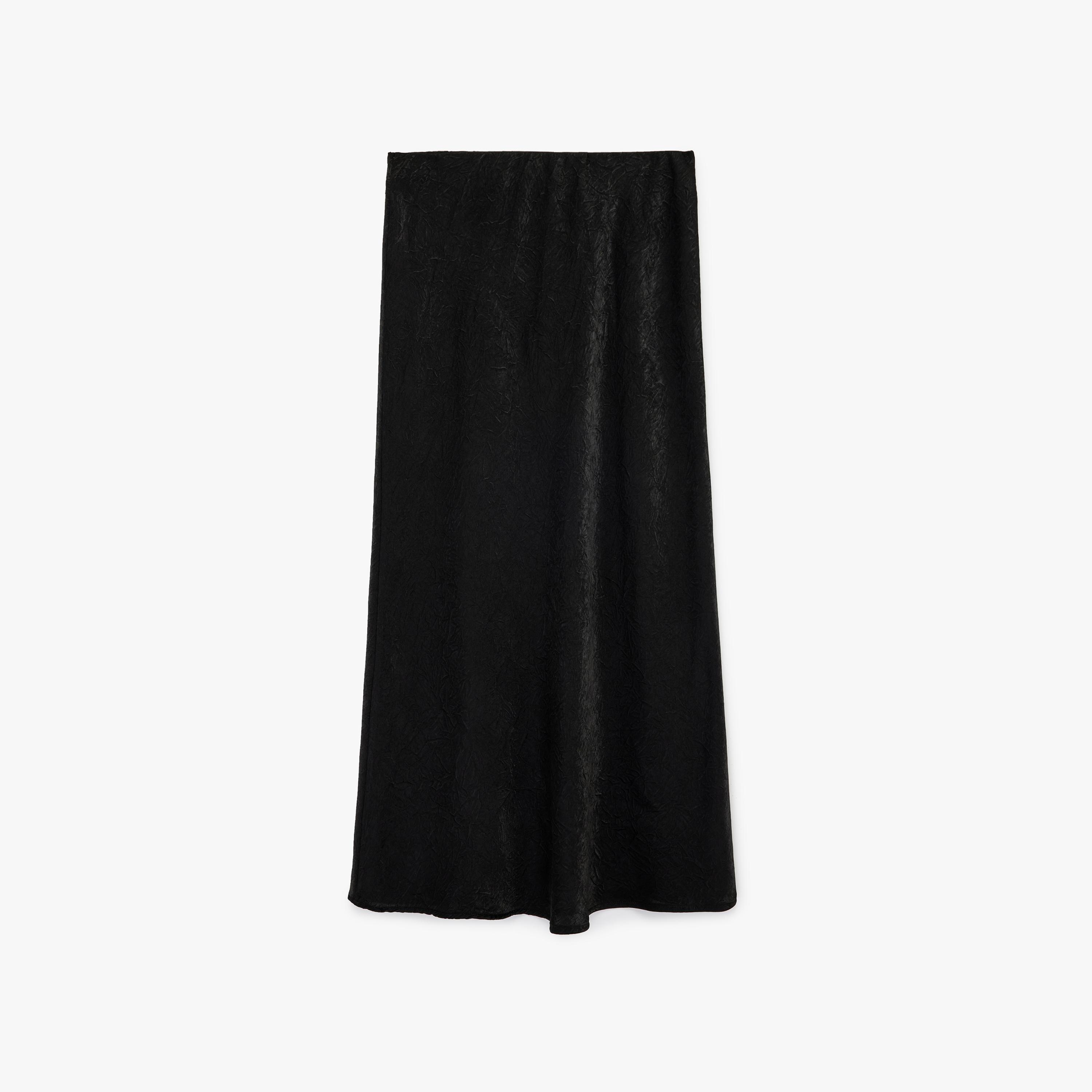 KOTON Crinkled A-Line Women's Midi Skirt-women-clothing-bottoms-skirts-image-4