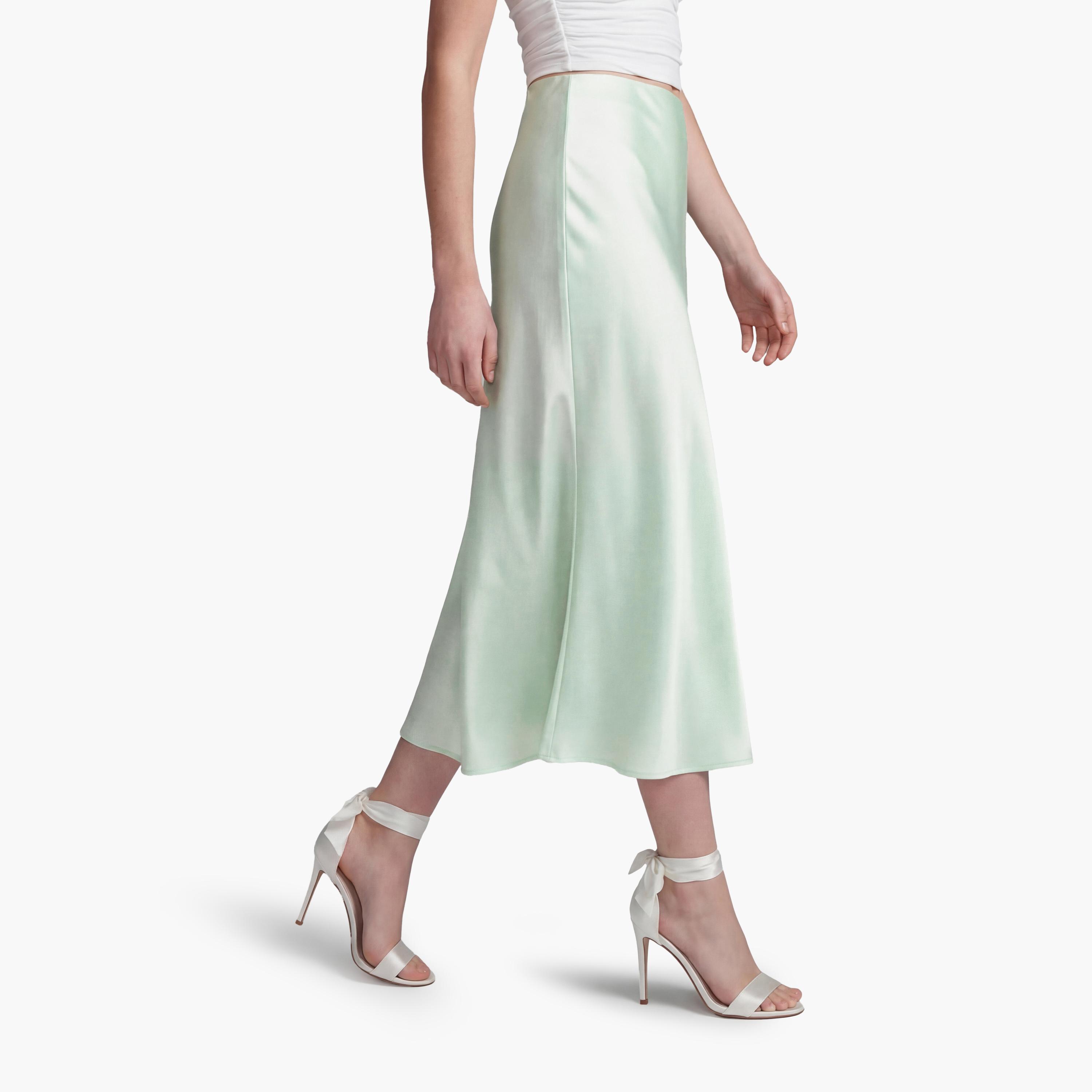 تنورة ميدي نسائية قصة "ايه-لاين" من كوتون-women-clothing-bottoms-skirts-image-3