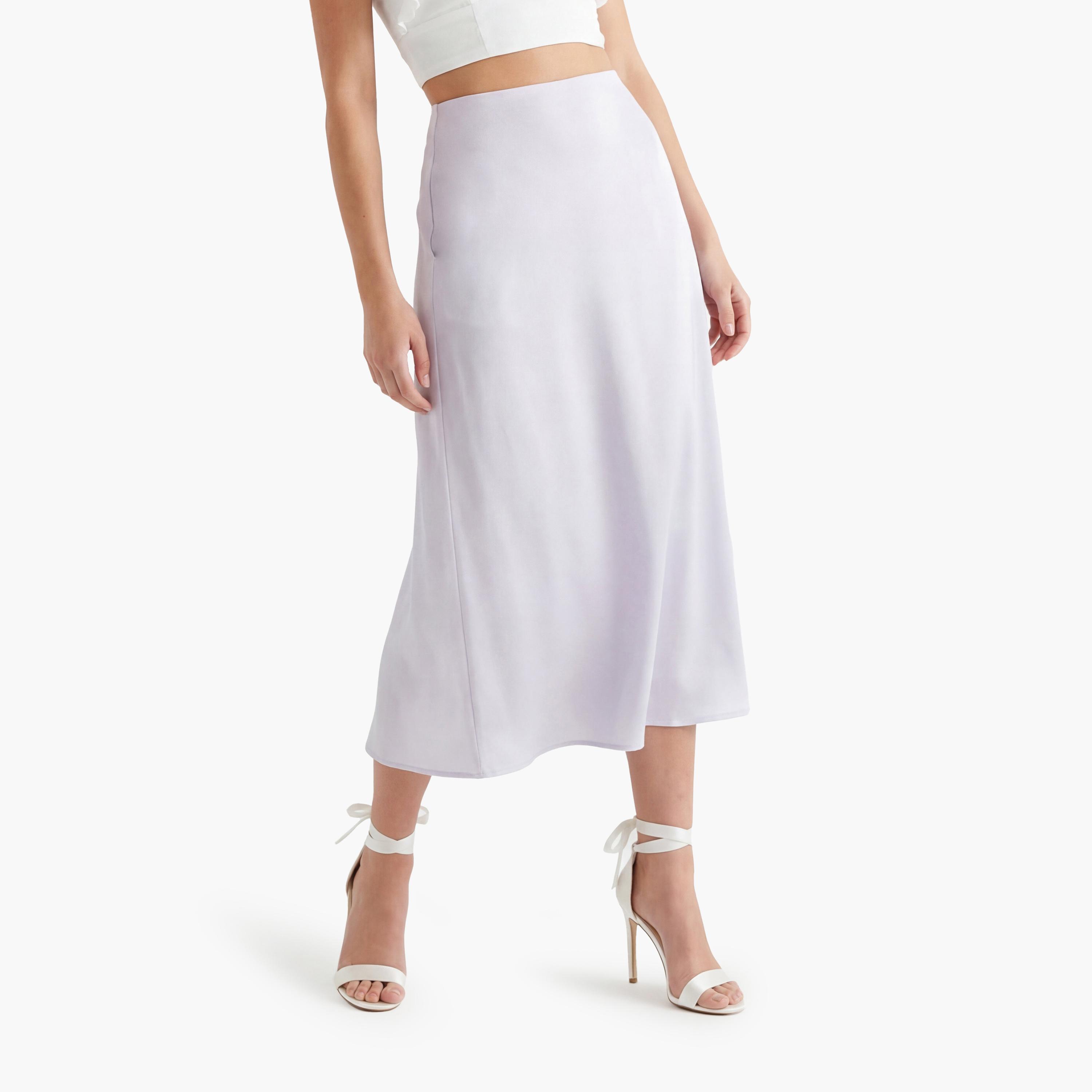 تنورة ميدي نسائية قصة "ايه-لاين" من كوتون-women-clothing-bottoms-skirts-image-1