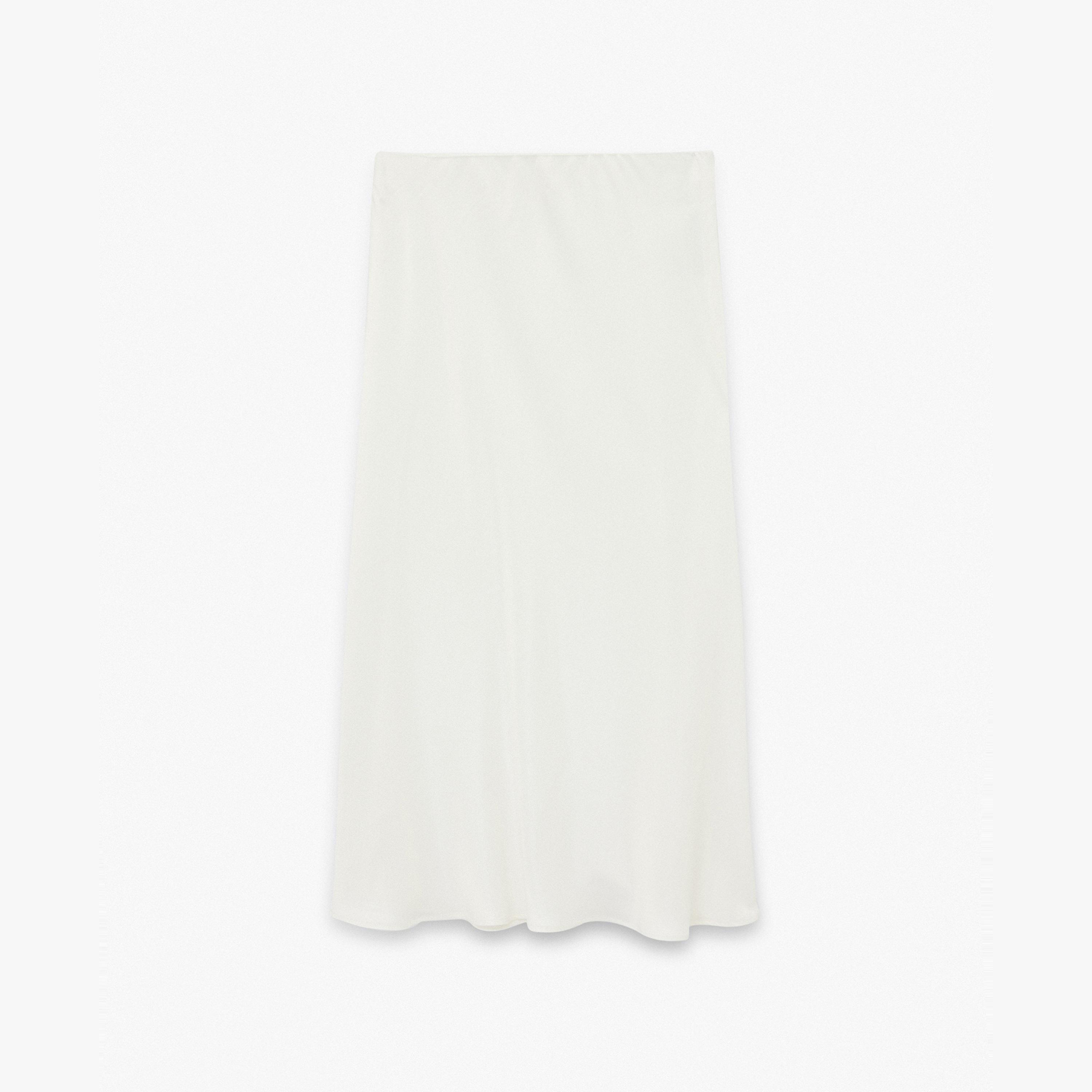 تنورة ميدي نسائية قصة "ايه-لاين" من كوتون-women-clothing-bottoms-skirts-image-3