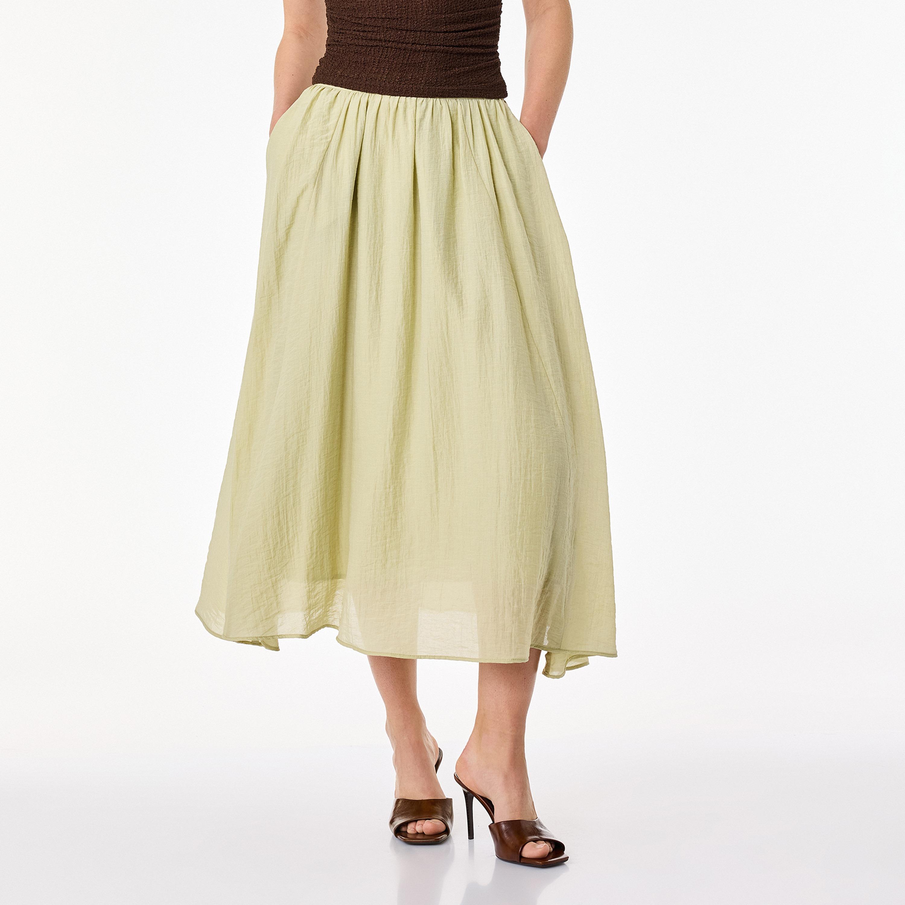KOTON Flared Women's Skirt-women-clothing-bottoms-skirts-image-1