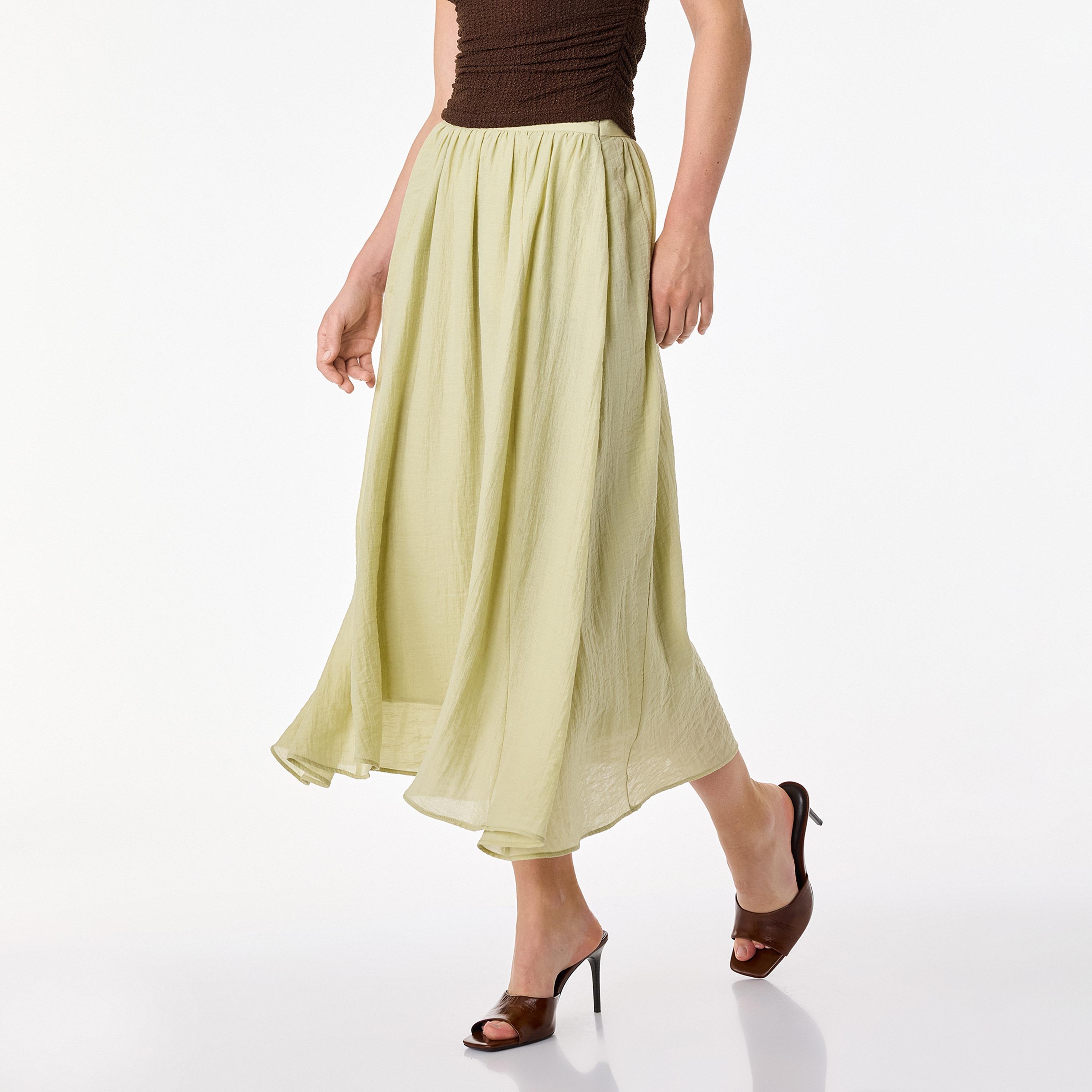 KOTON Flared Women's Skirt-women-clothing-bottoms-skirts-image-9