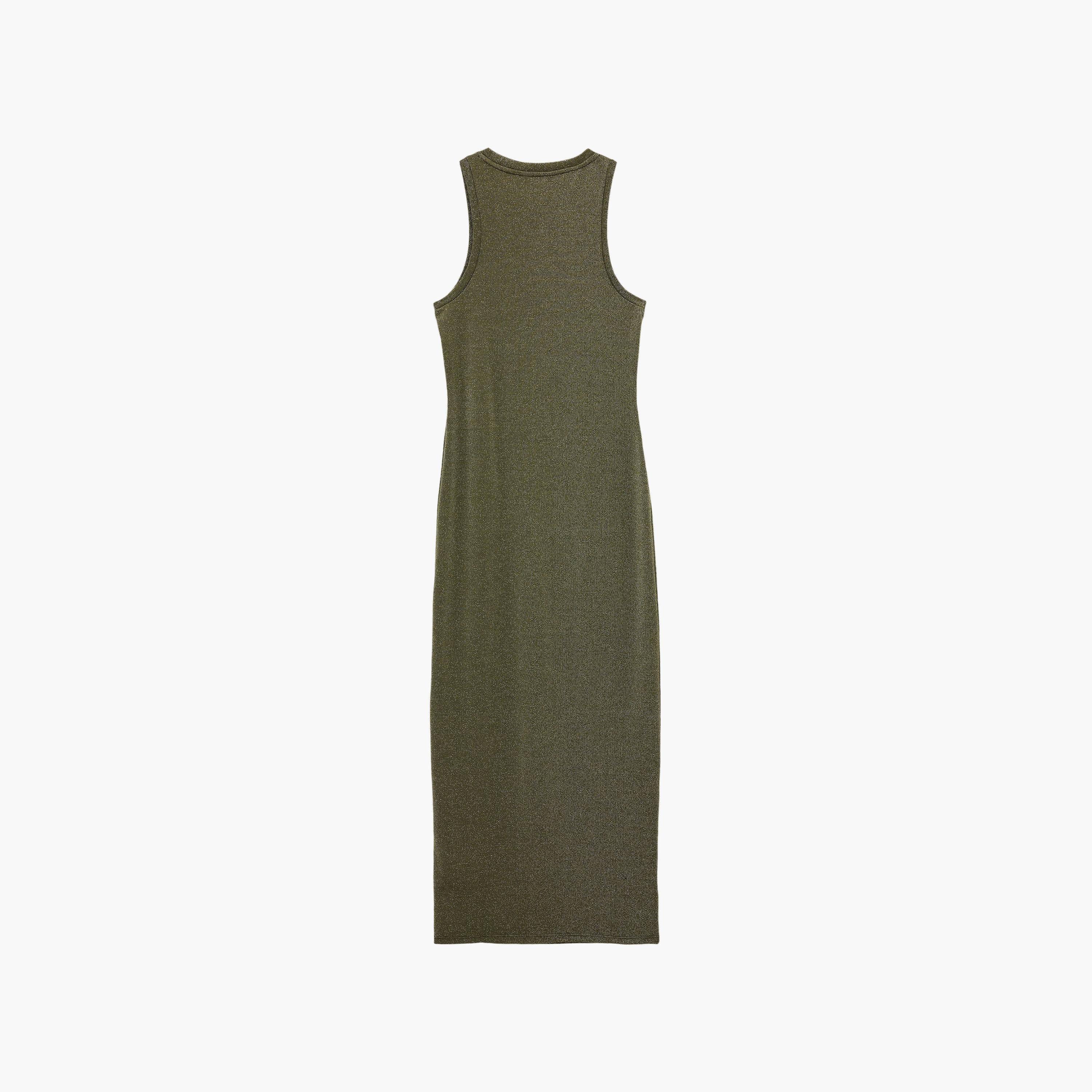 فستان ماكسي نسائي "شيث" بتصميم "تيكستشرد" بارز بلون أخضر من كوتون-women-clothing-dresses-image-6