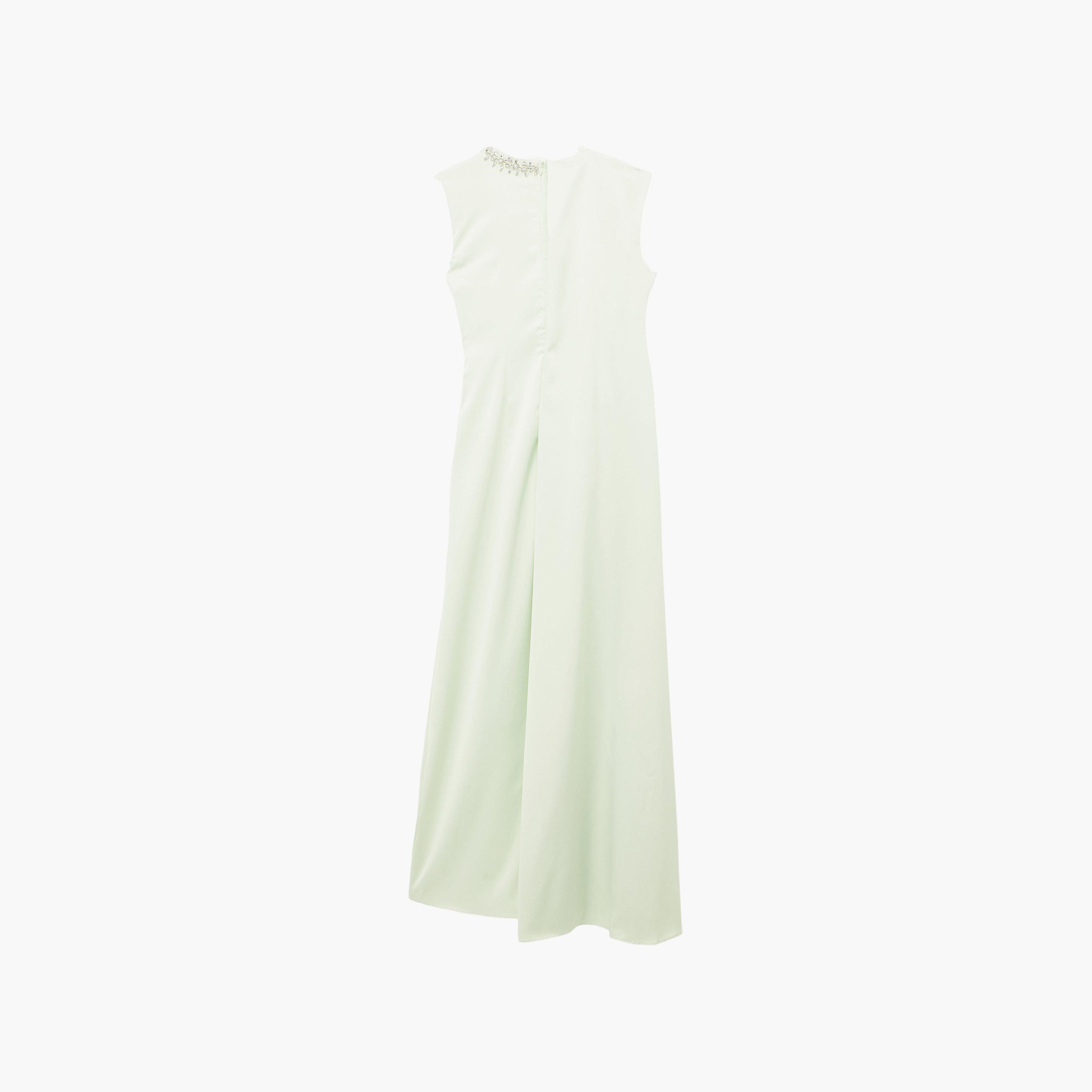 فستان ماكسي نسائي بلون أخضر فاتح من كوتون-women-clothing-dresses-image-6