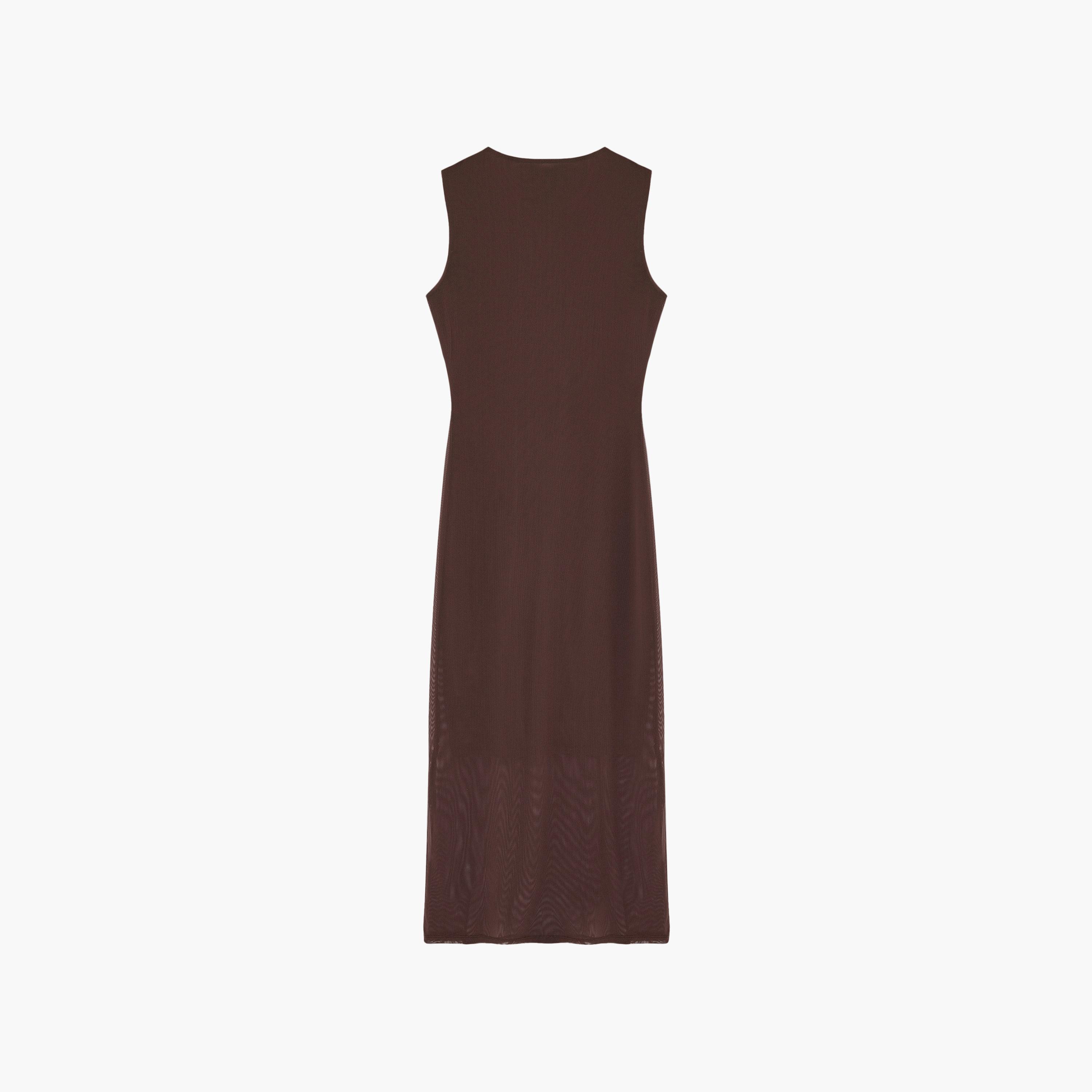 فستان ميدي نسائي "شيث" بلون بني من كوتون-women-clothing-dresses-image-6