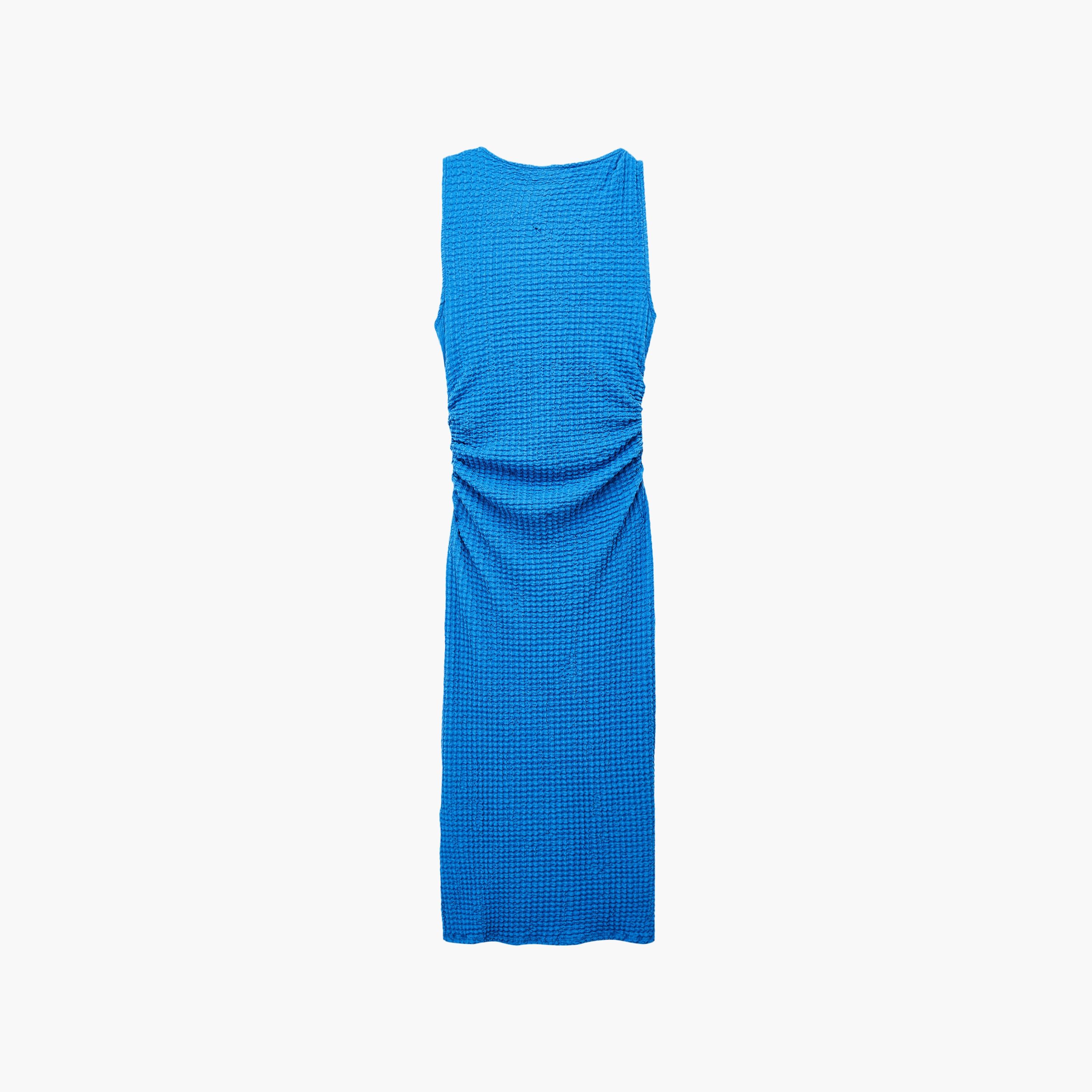KOTON Crinkled Sheath Women's Maxi Dress-women-clothing-dresses-image-4