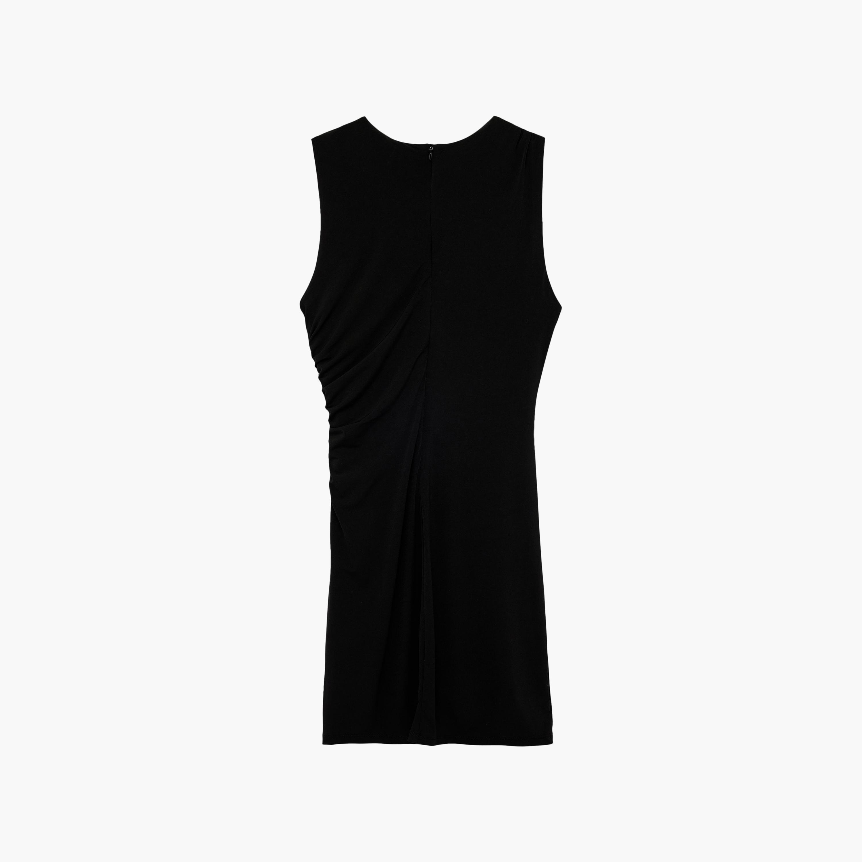 فستان ميني نسائي "شيث" بلون أسود من كوتون-women-clothing-dresses-image-4