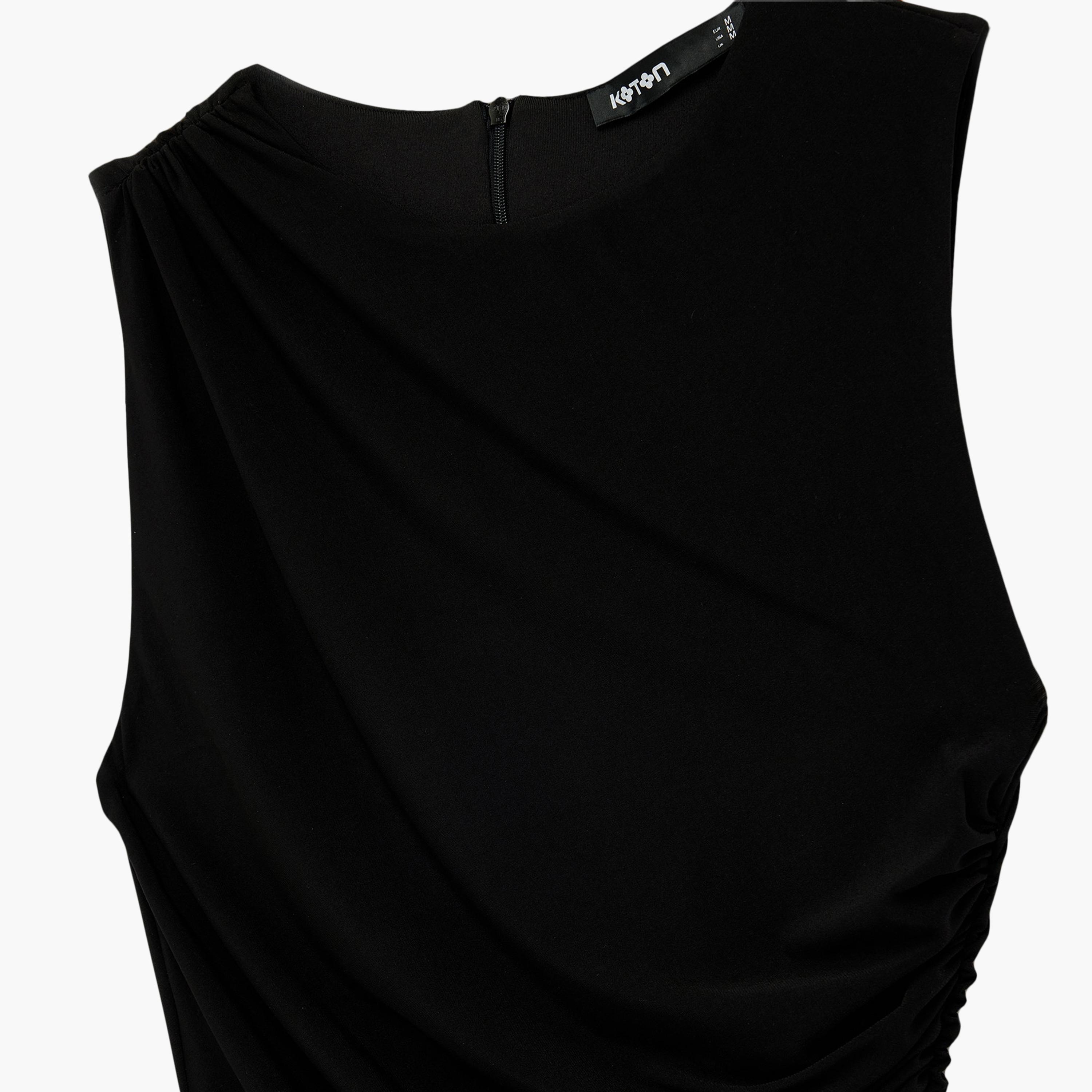 فستان ميني نسائي "شيث" بلون أسود من كوتون-women-clothing-dresses-image-5