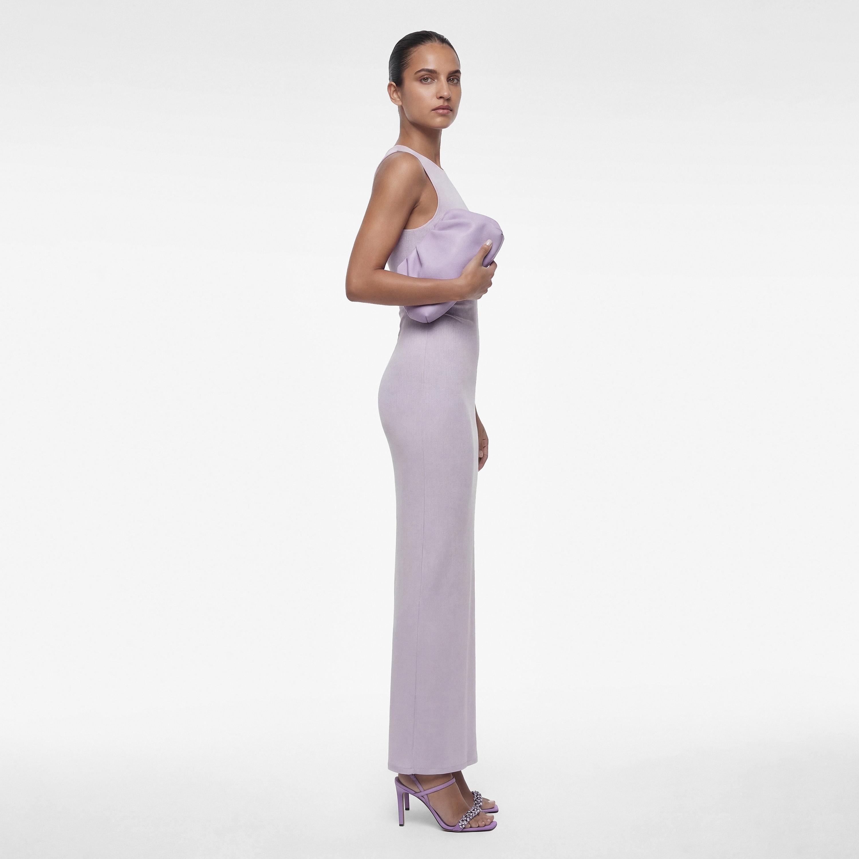 فستان ماكسي نسائي "شيث" بلون لافندر من كوتون-women-clothing-dresses-image-2