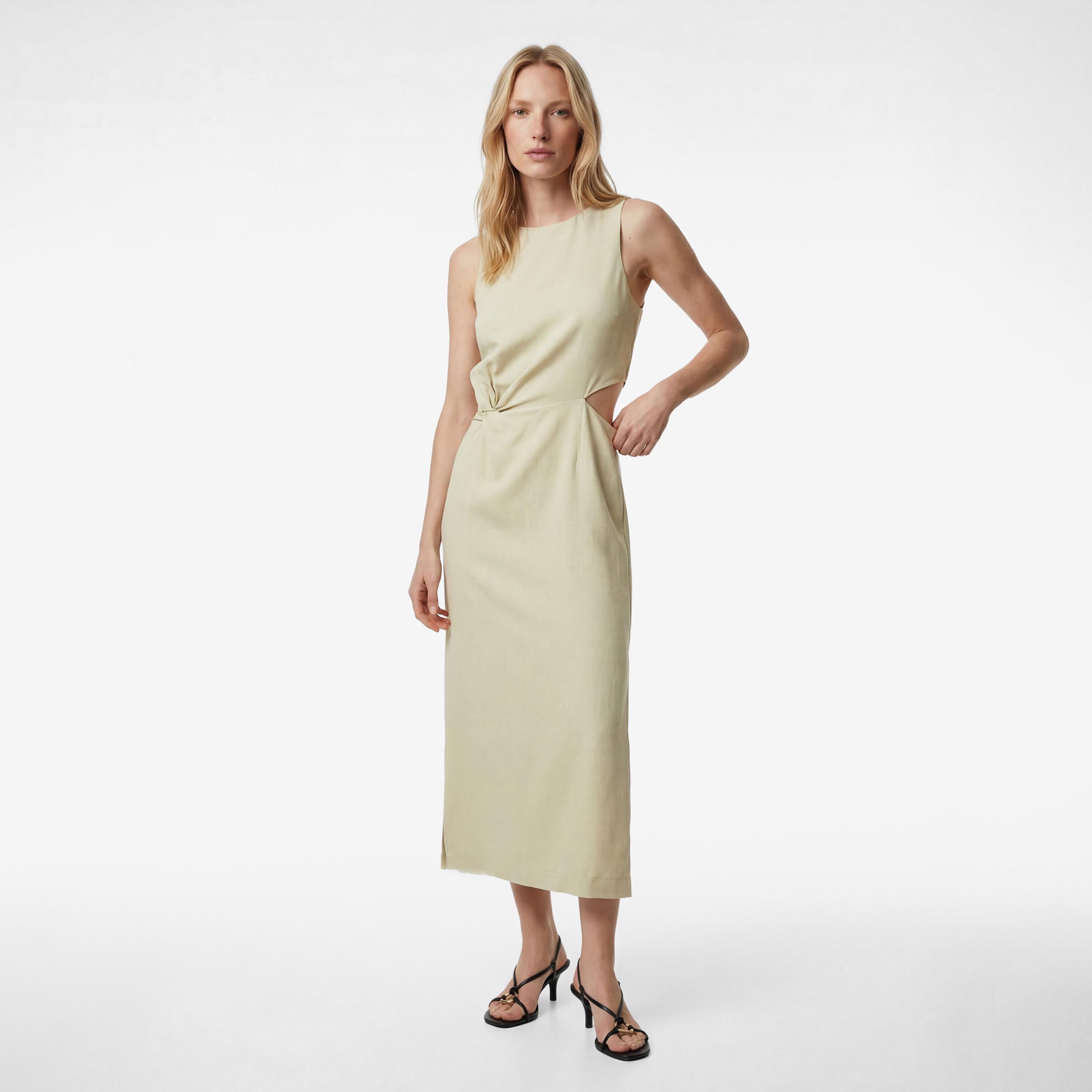 فستان ميدي نسائي "شيث" بلون أخضر فاتح من كوتون-women-clothing-dresses-image-1