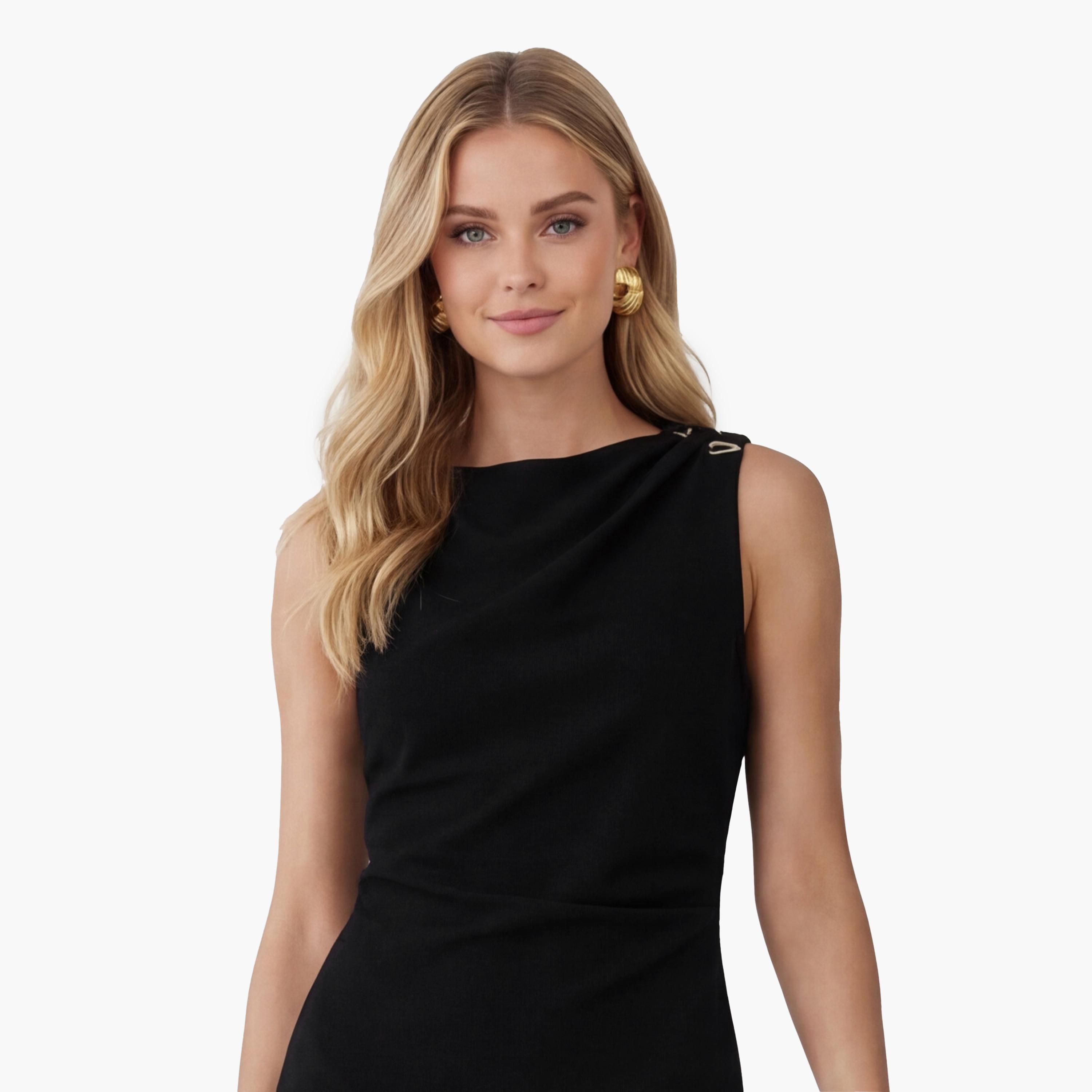 KOTON Sheath Women's Mini Dress-women-clothing-dresses-image-5