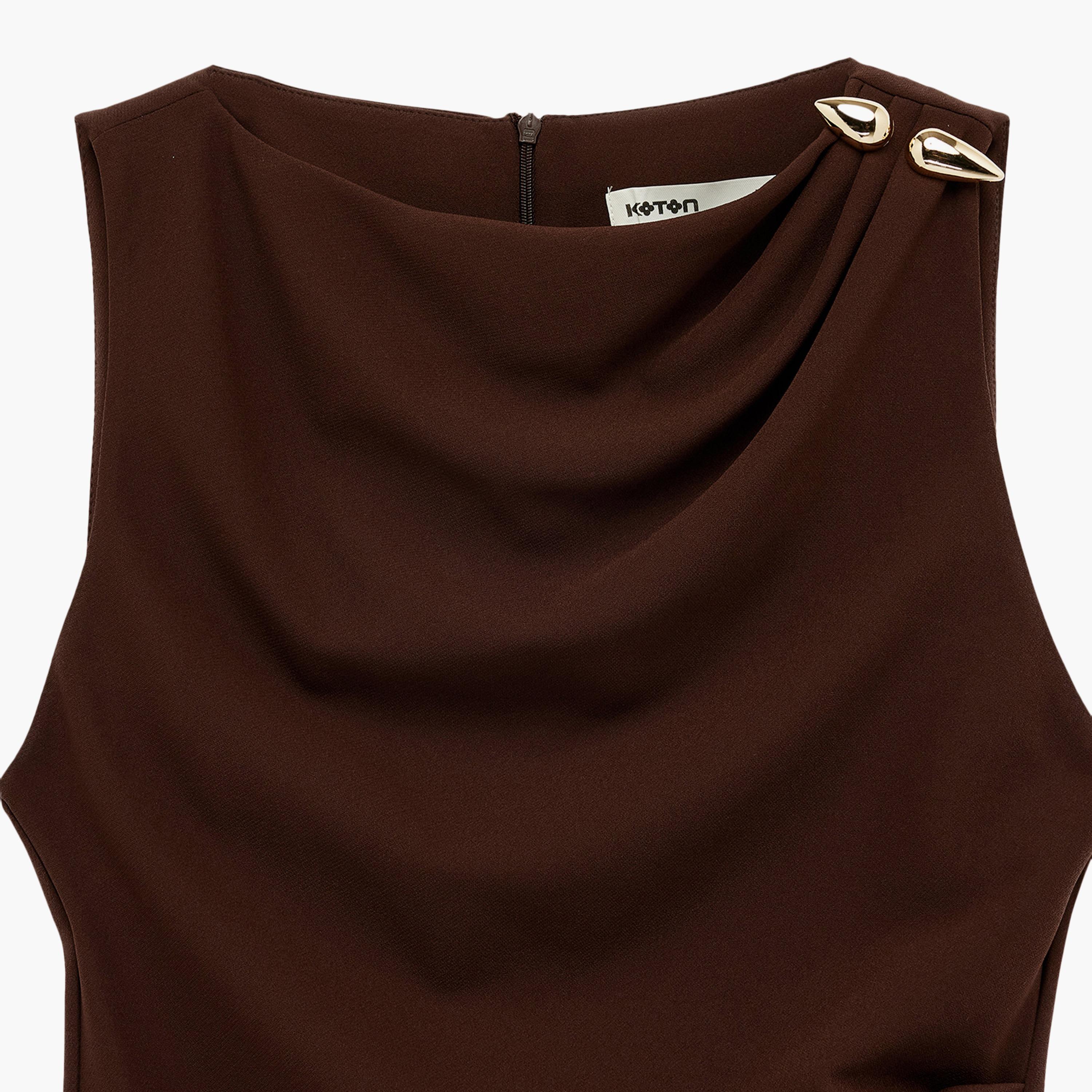 KOTON Sheath Women's Mini Dress-women-clothing-dresses-image-5