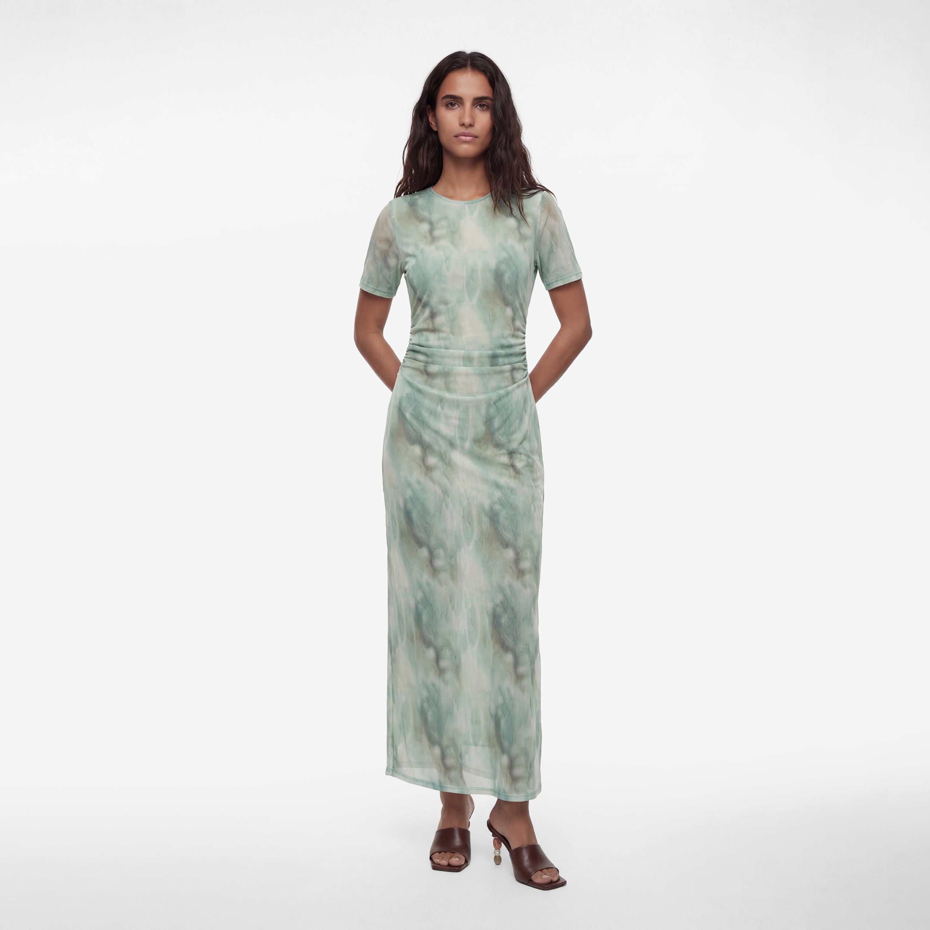 فستان ماكسي نسائي "شيث" بطبعة تجريدية "أبستراكت" بلون أخضر من كوتون-women-clothing-dresses-image-1