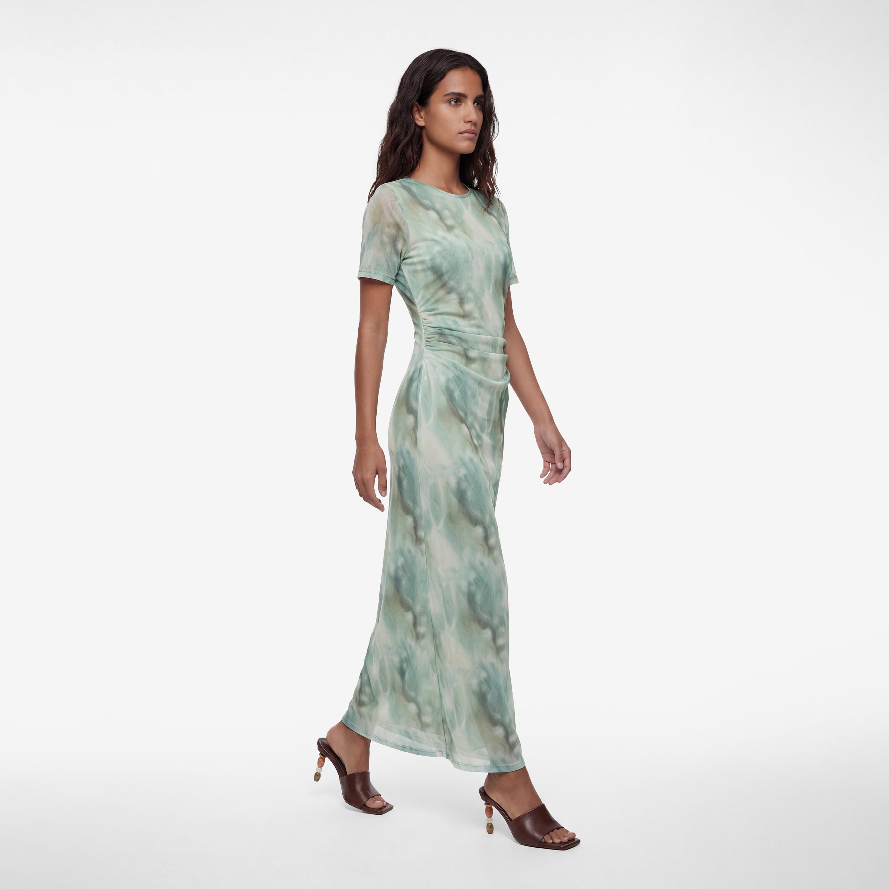 فستان ماكسي نسائي "شيث" بطبعة تجريدية "أبستراكت" بلون أخضر من كوتون-women-clothing-dresses-image-2