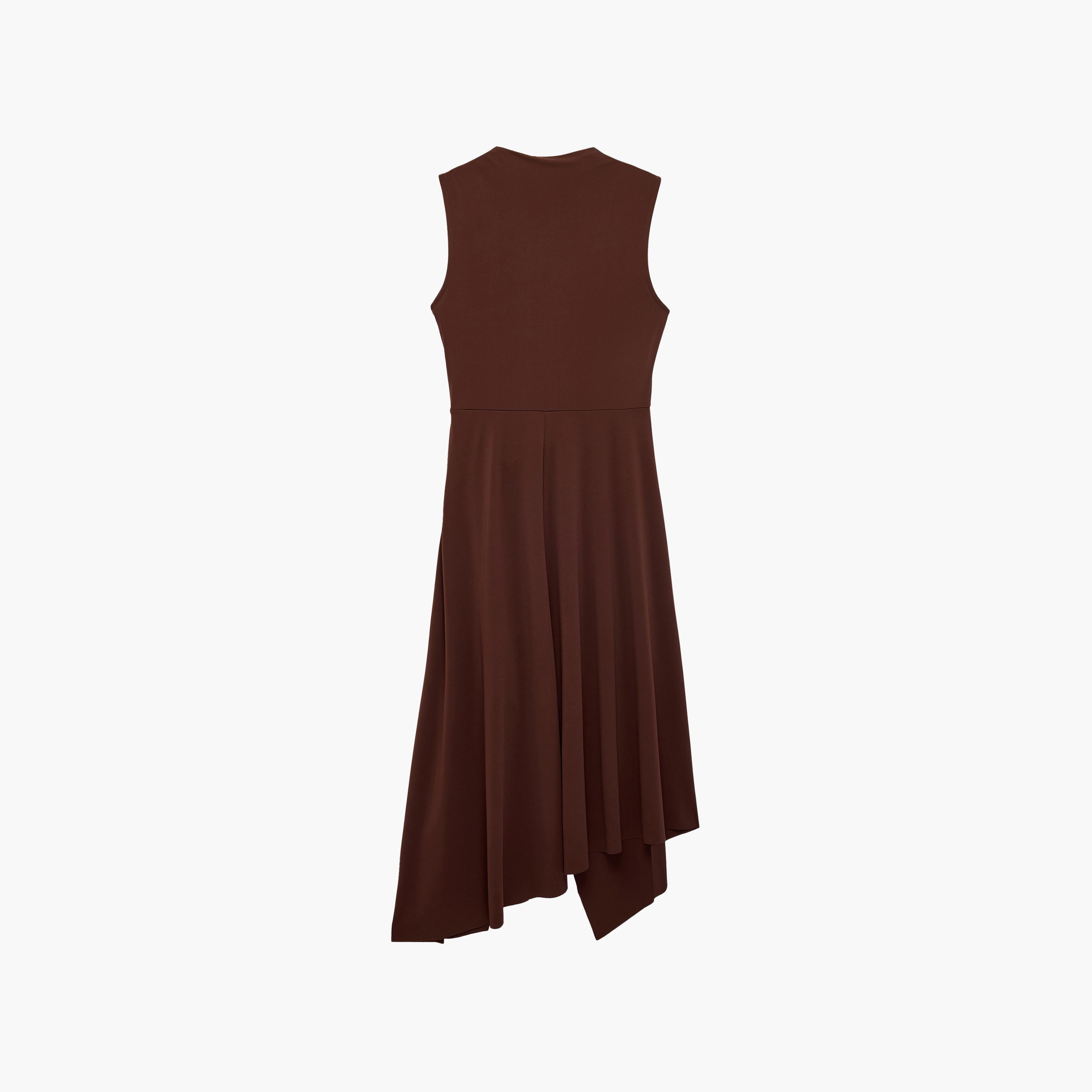 KOTON Brown Fit & Flared Women's Maxi Dress-women-clothing-dresses-image-4