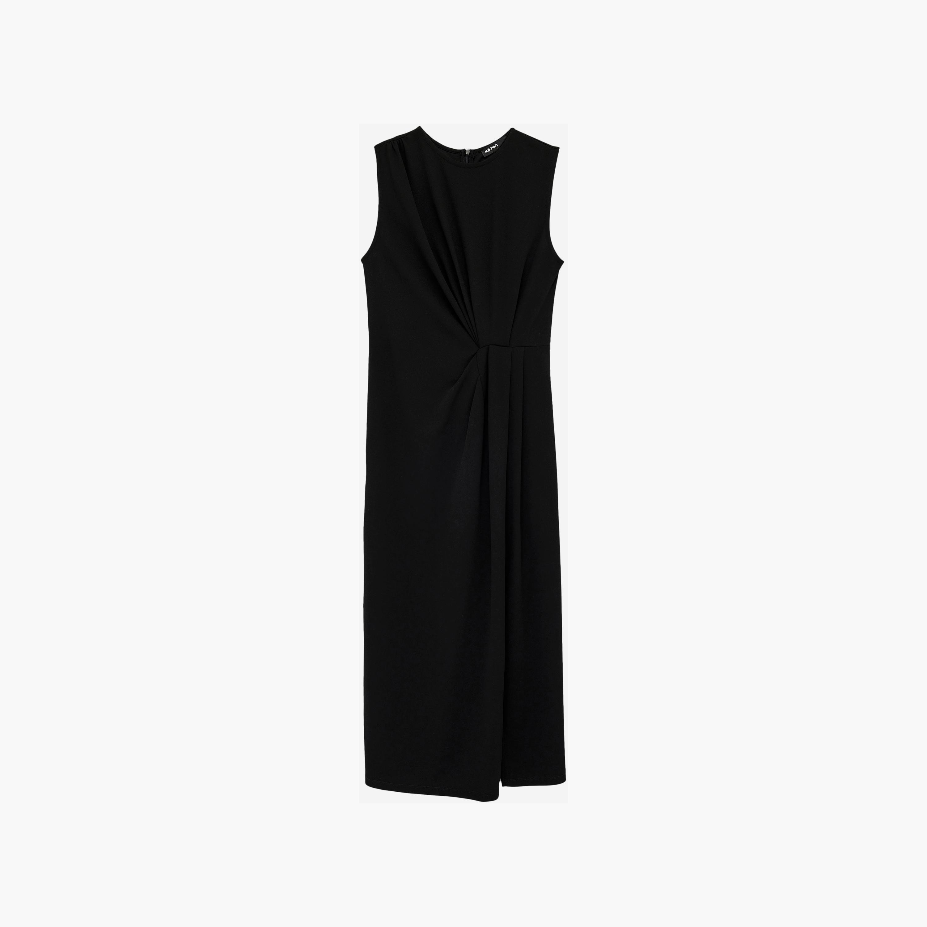 فستان ماكسي نسائي "شيث" بلون أسود من كوتون-women-clothing-dresses-image-5