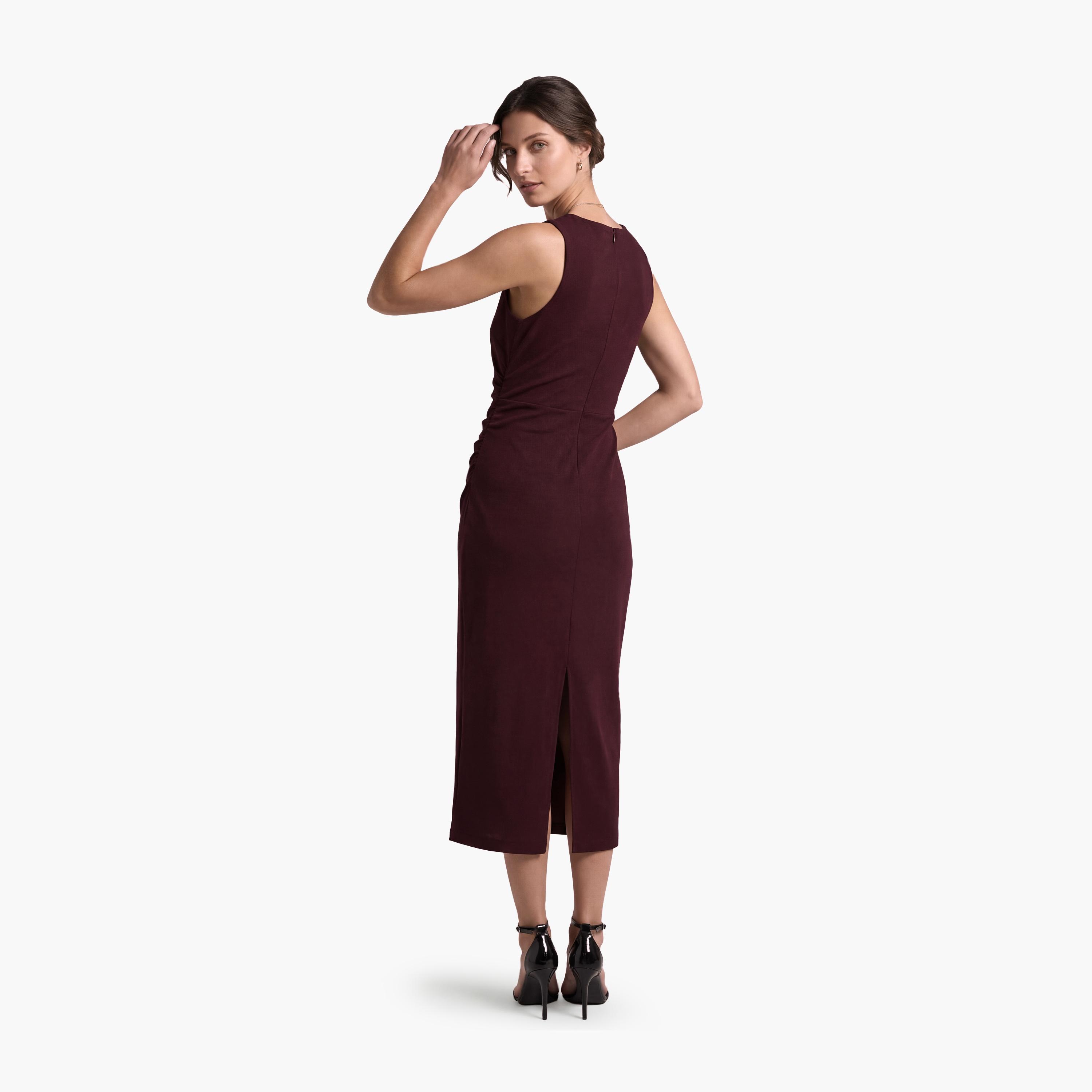 فستان ماكسي نسائي "شيث" بلون أحمر من كوتون-women-clothing-dresses-image-2