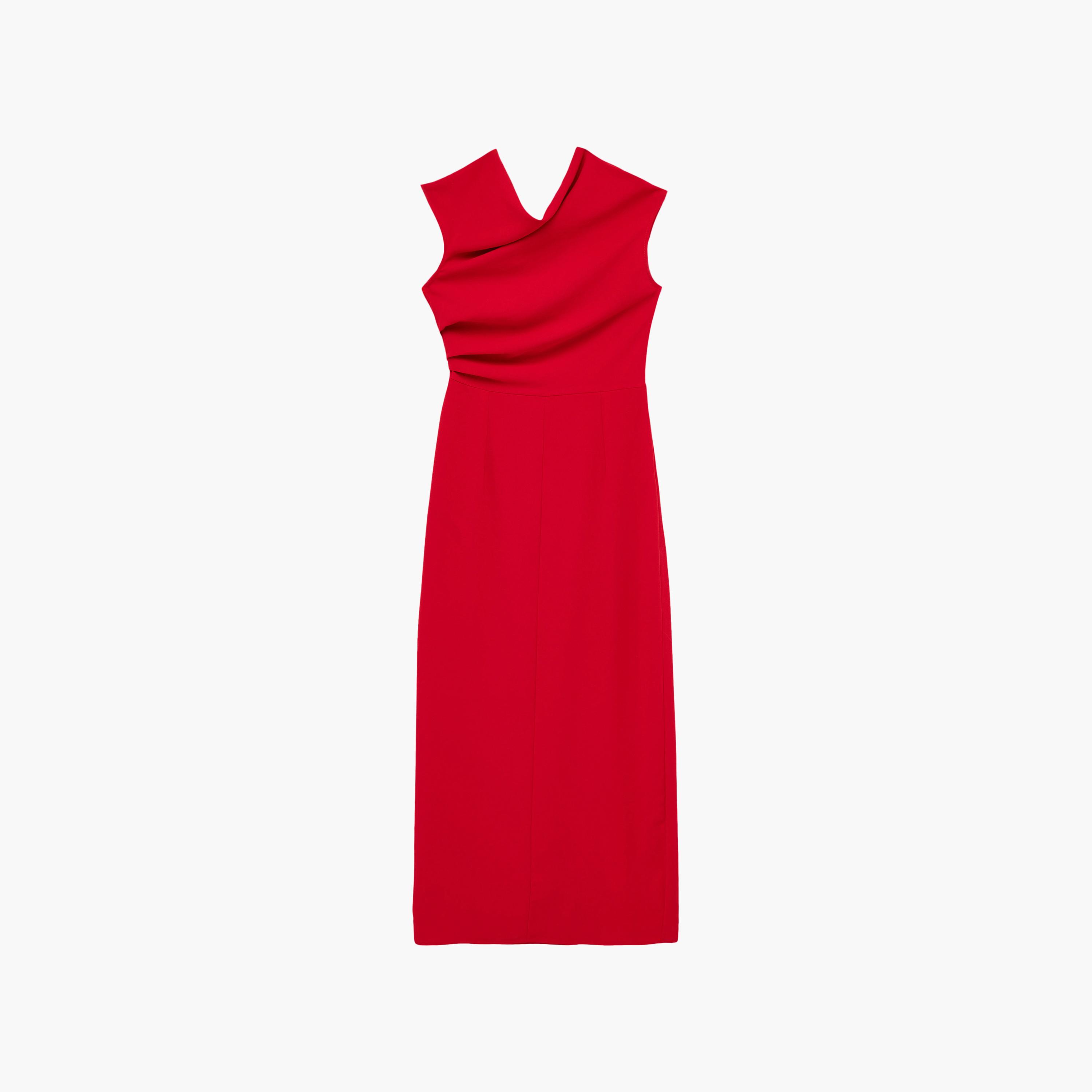 KOTON One Shoulder Slit Women's Maxi Dress-women-clothing-dresses-image-4
