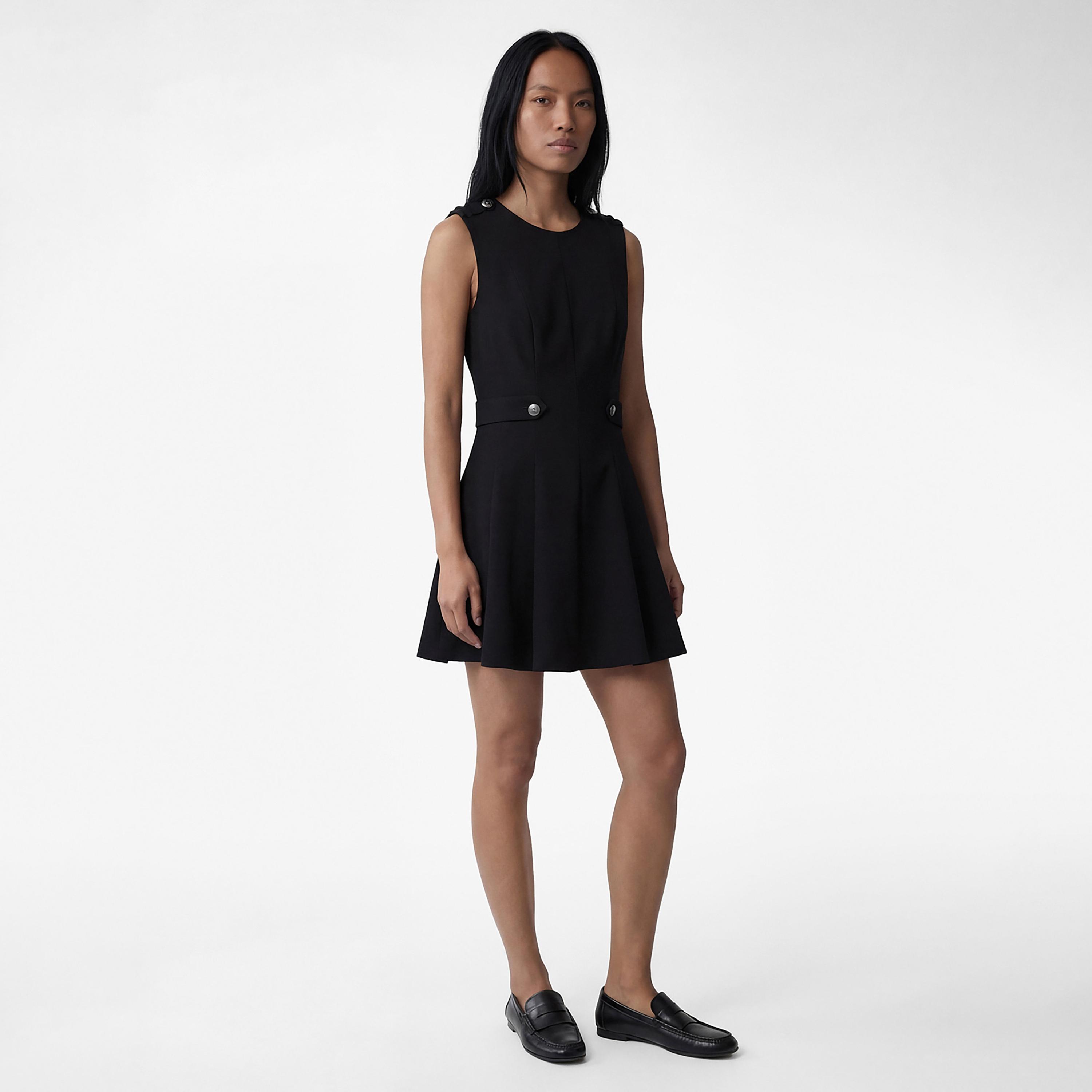 فستان ميني نسائي "شيث" بلون أسود من كوتون-women-clothing-dresses-image-2