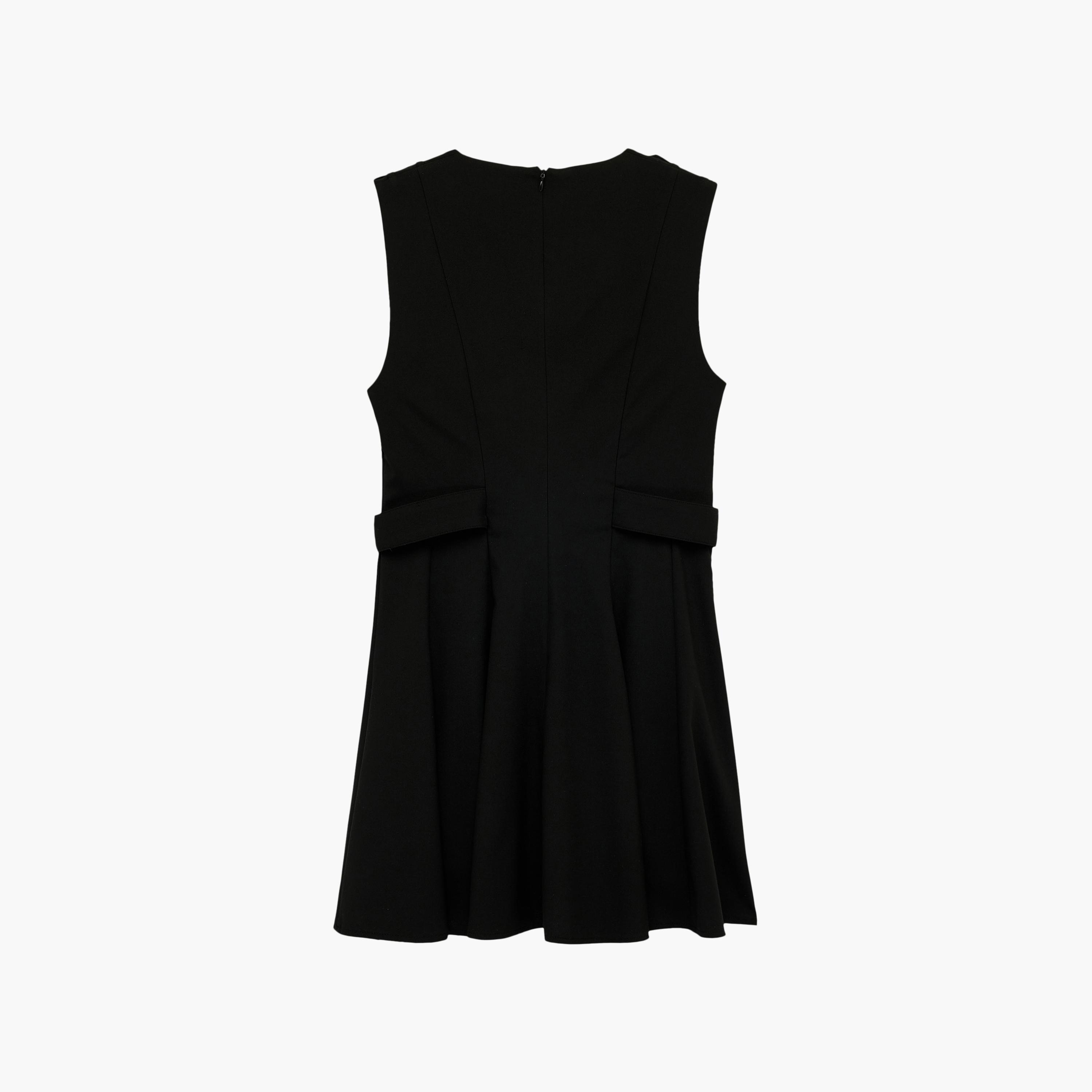 فستان ميني نسائي "شيث" بلون أسود من كوتون-women-clothing-dresses-image-4