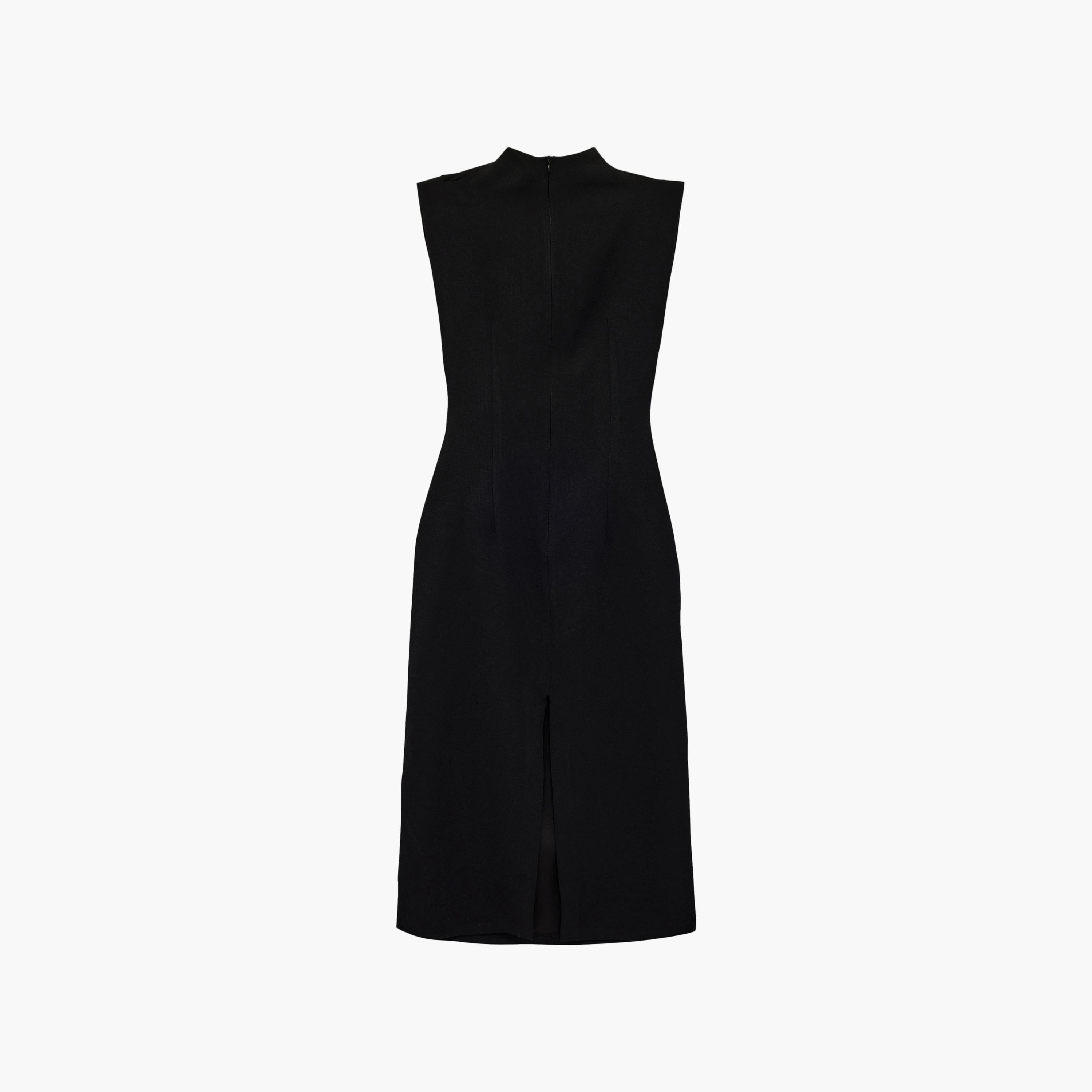 فستان ميدي نسائي "شيث" بياقة "موك نيك" عالية من كوتون-women-clothing-dresses-image-6