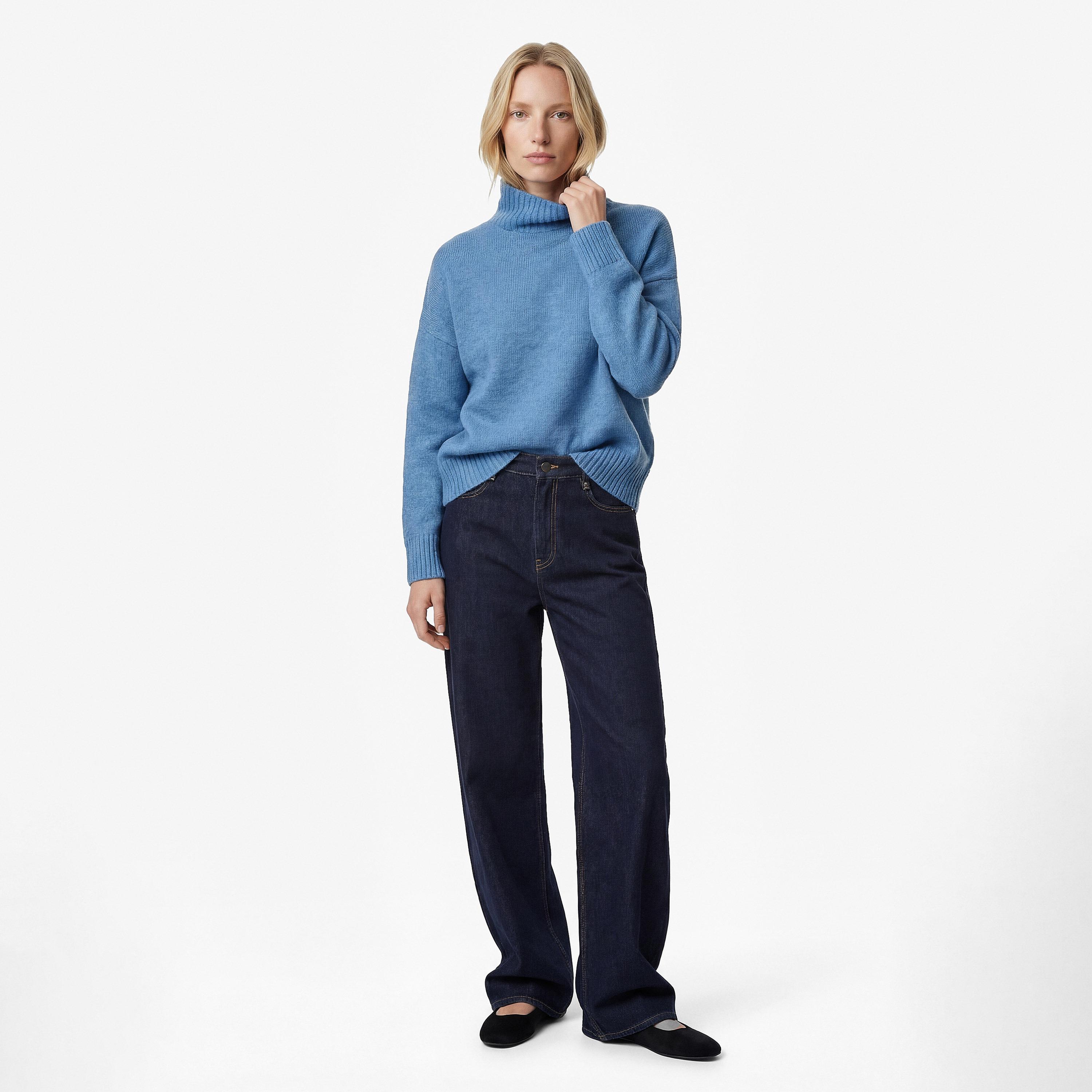 KOTON Funnel Neck Women's Sweater-women-clothing-cardigansandjumpers-jumpers-image-2