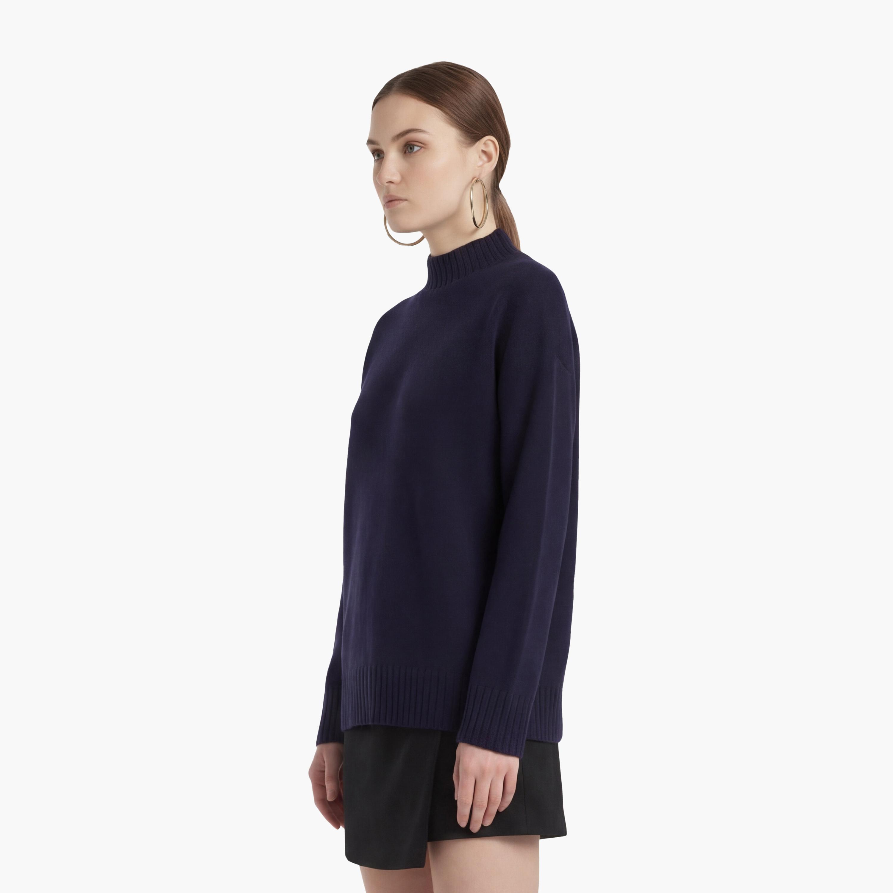 KOTON Funnel Neck Women's Sweater-women-clothing-cardigansandjumpers-jumpers-image-3