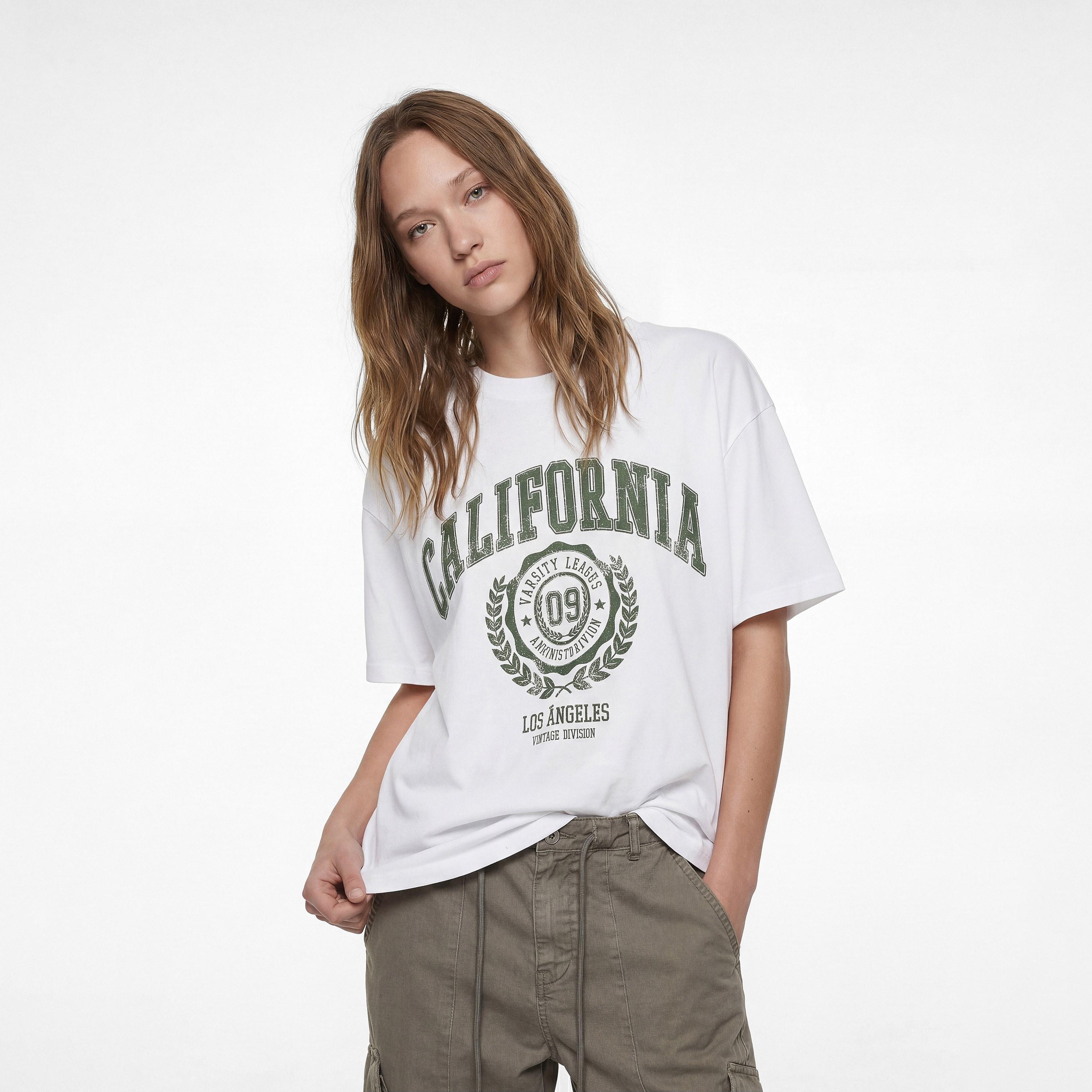 KOTON White Text-Print Cotton Women's T-Shirt-women-clothing-tshirts-image-1