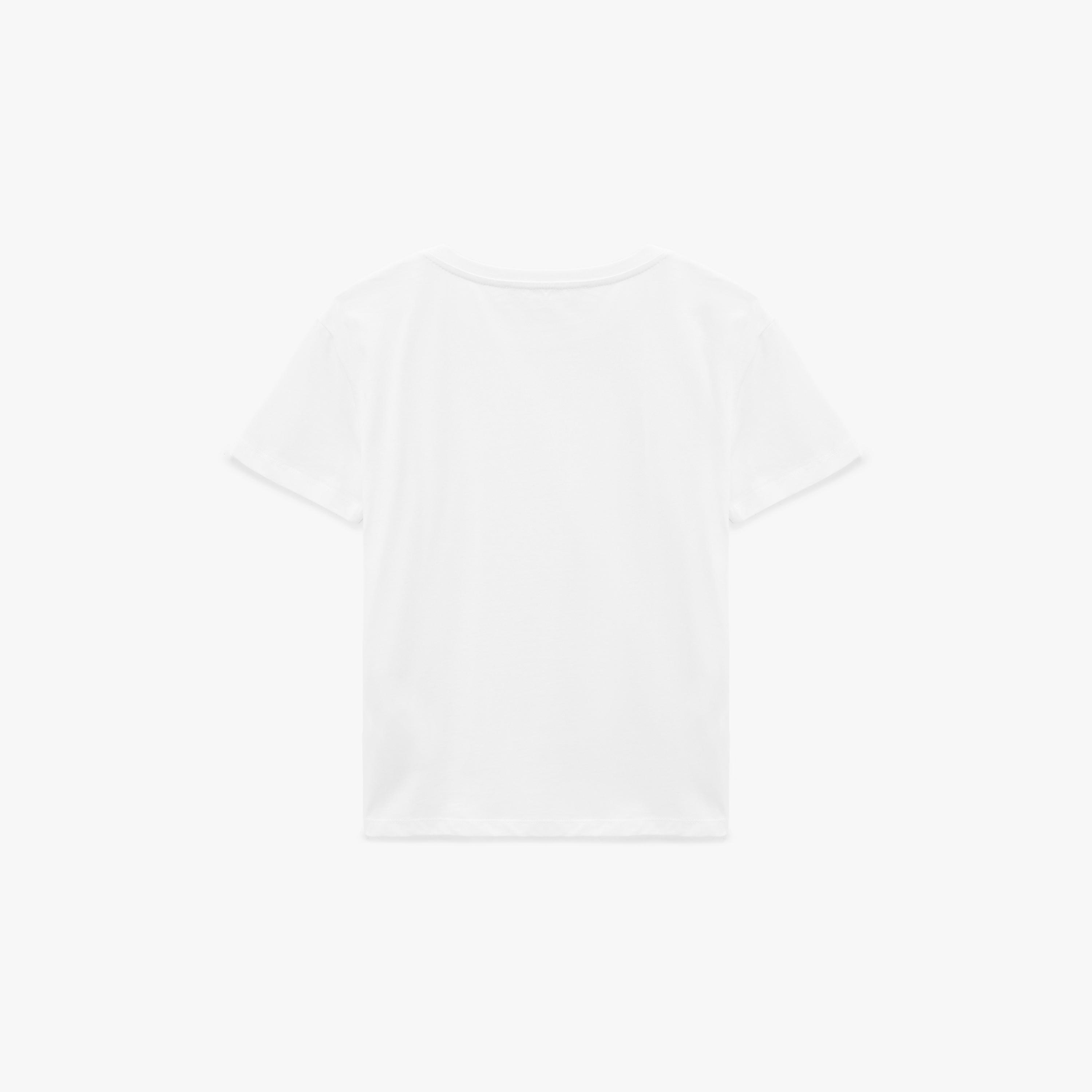 KOTON White Cotton Women's T-Shirt-women-clothing-tshirts-image-4