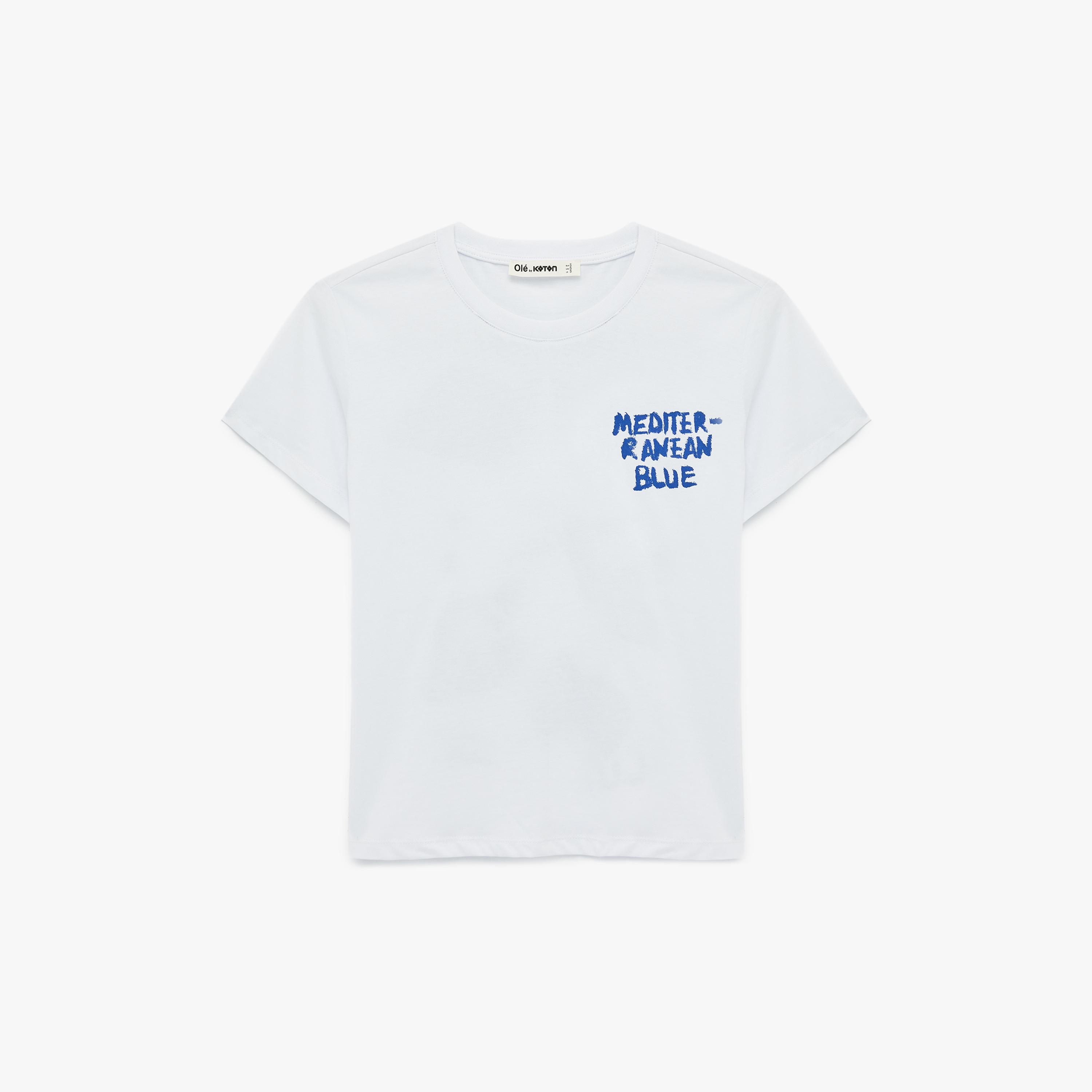 تيشيرت قطني نسائي بطبعة "غرافيك" لأصداف البحر بلون أبيض من كوتون-women-clothing-tshirts-image-4