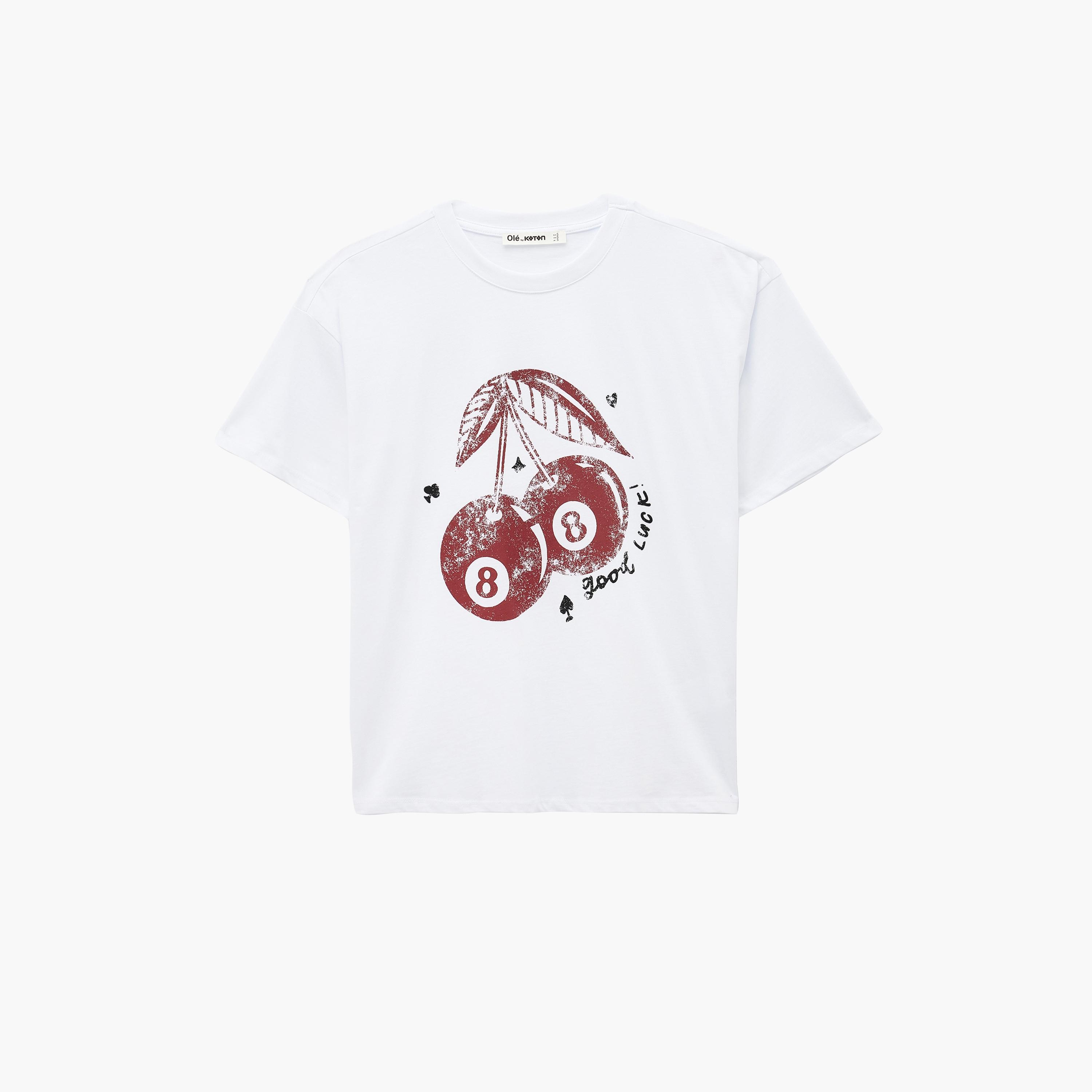 تي شيرت نسائي قطني بطبعة جرافيكية باللون الأبيض من كوتون-women-clothing-tshirts-image-6