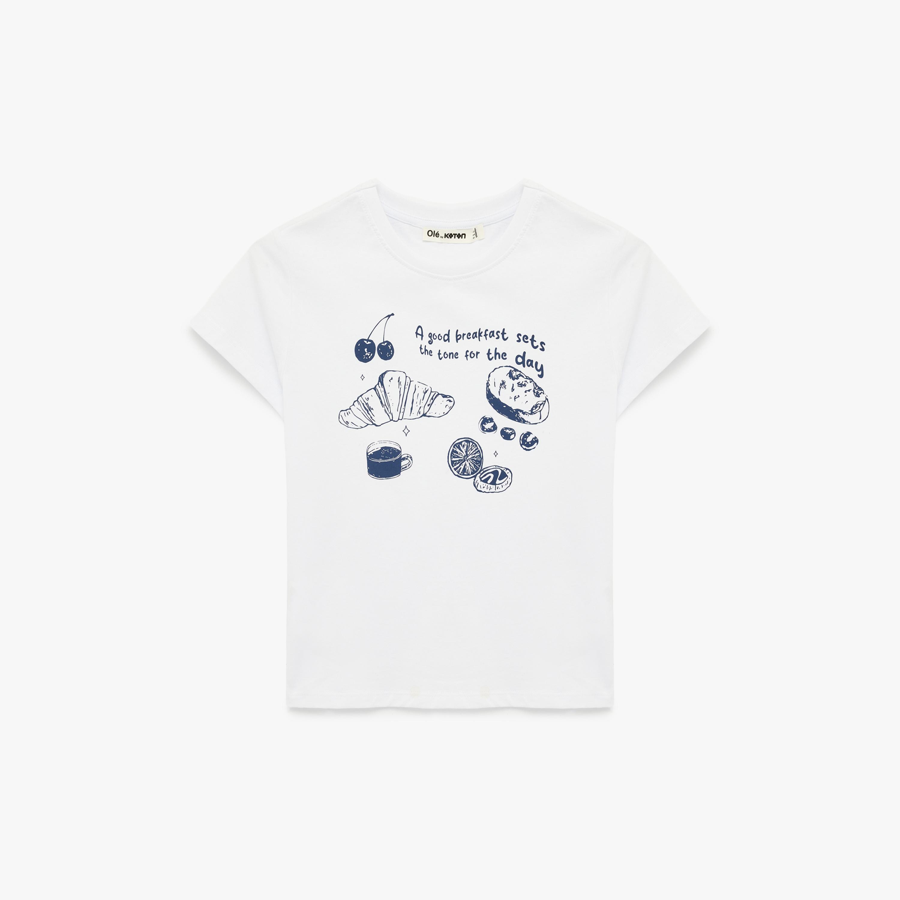 تي شيرت نسائي قطني بطبعة جرافيكية باللون الأبيض من كوتون-women-clothing-tshirts-image-4