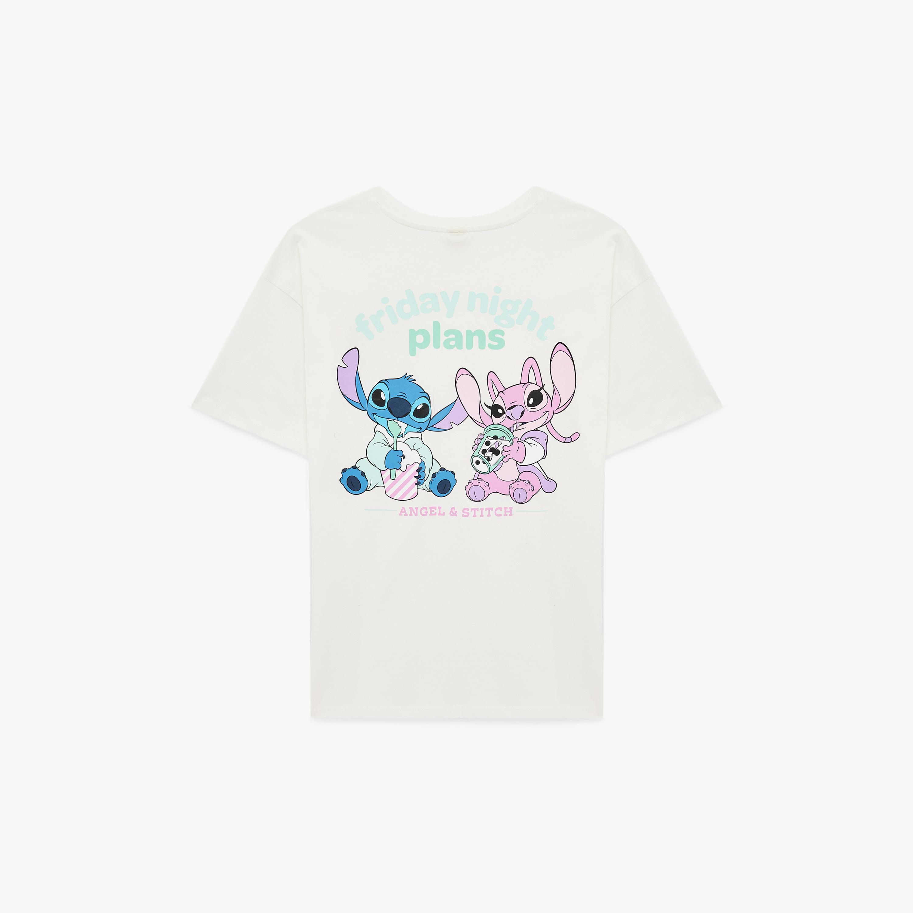 تيشيرت قطني نسائي بطبعة "غرافيك ستيتش" بلون أبيض من كوتون-women-clothing-tshirts-image-4