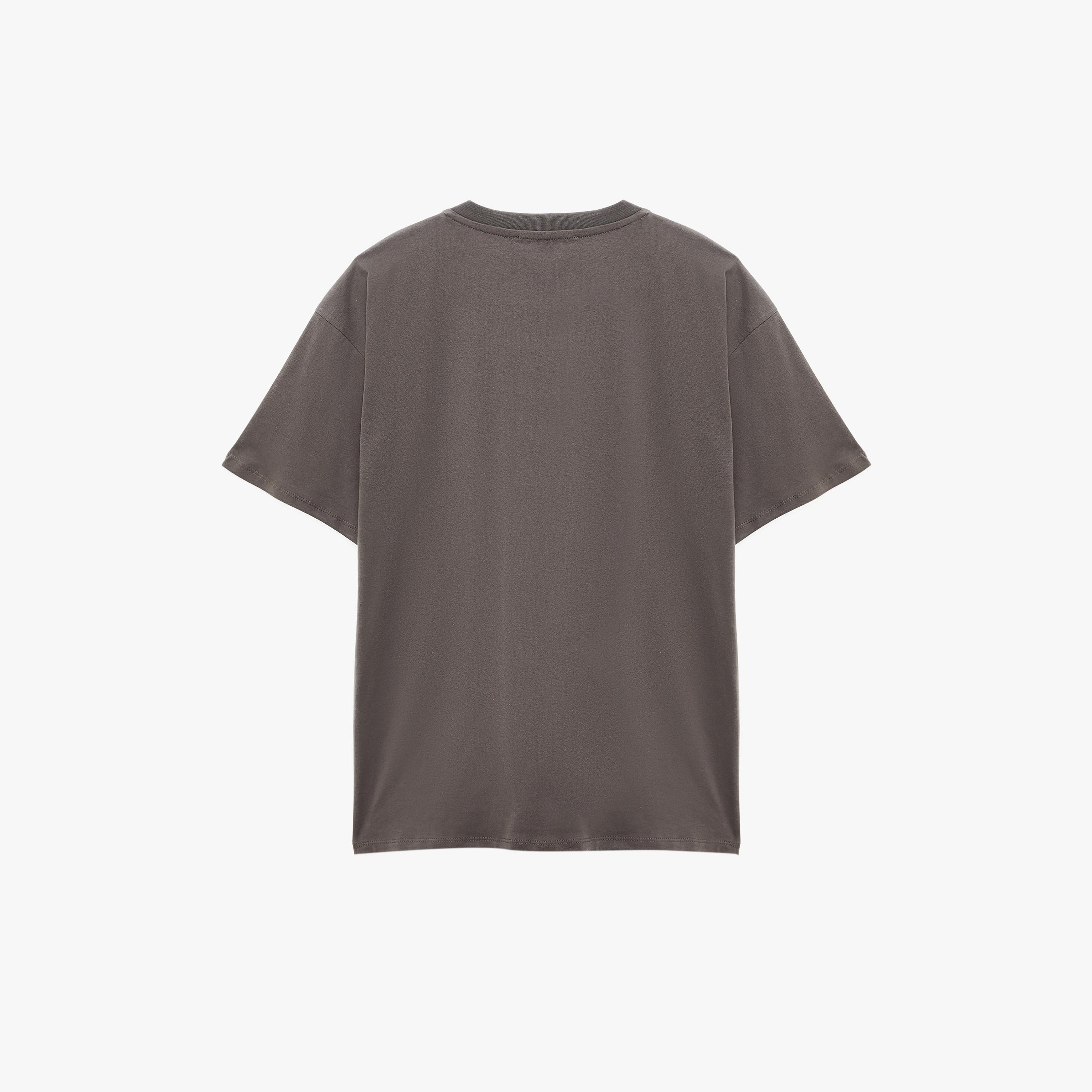 تيشيرت قطني نسائي بطبعة "غرافيك" لدب "تيدي" بلون رمادي من كوتون-women-clothing-tshirts-image-5