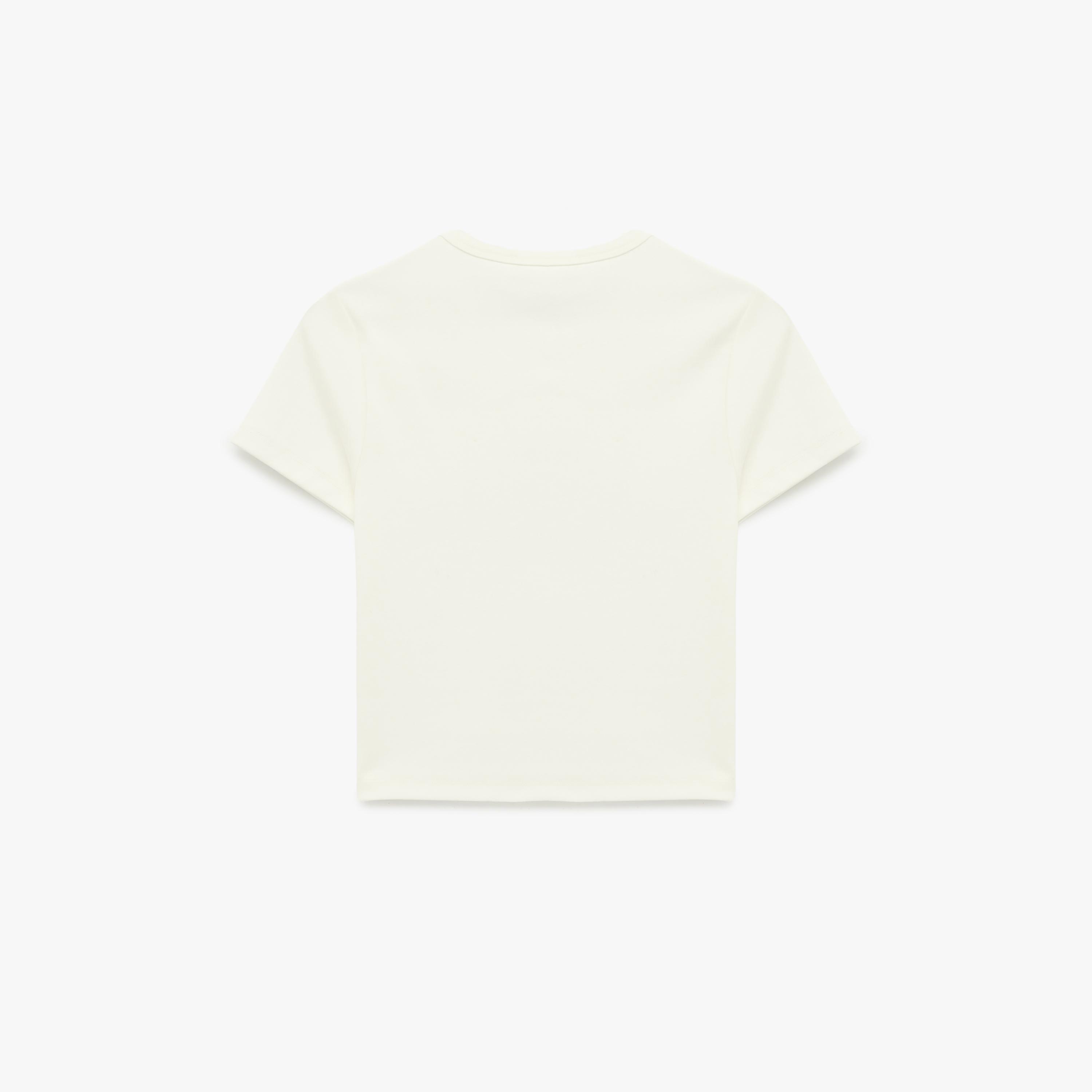 KOTON Cream Typographic Women's T-Shirt-women-clothing-tshirts-image-4