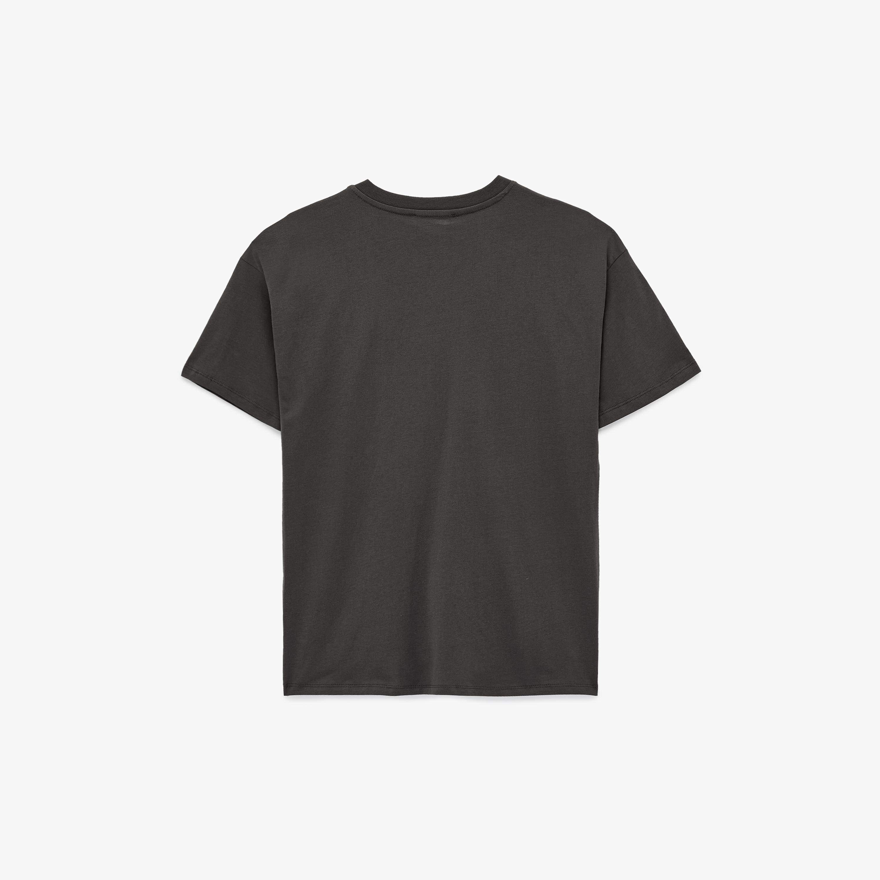 تيشيرت قطني نسائي بطبعة "غرافيك" لدب "تيدي" بلون تشاركول (فحمي) من كوتون-women-clothing-tshirts-image-4