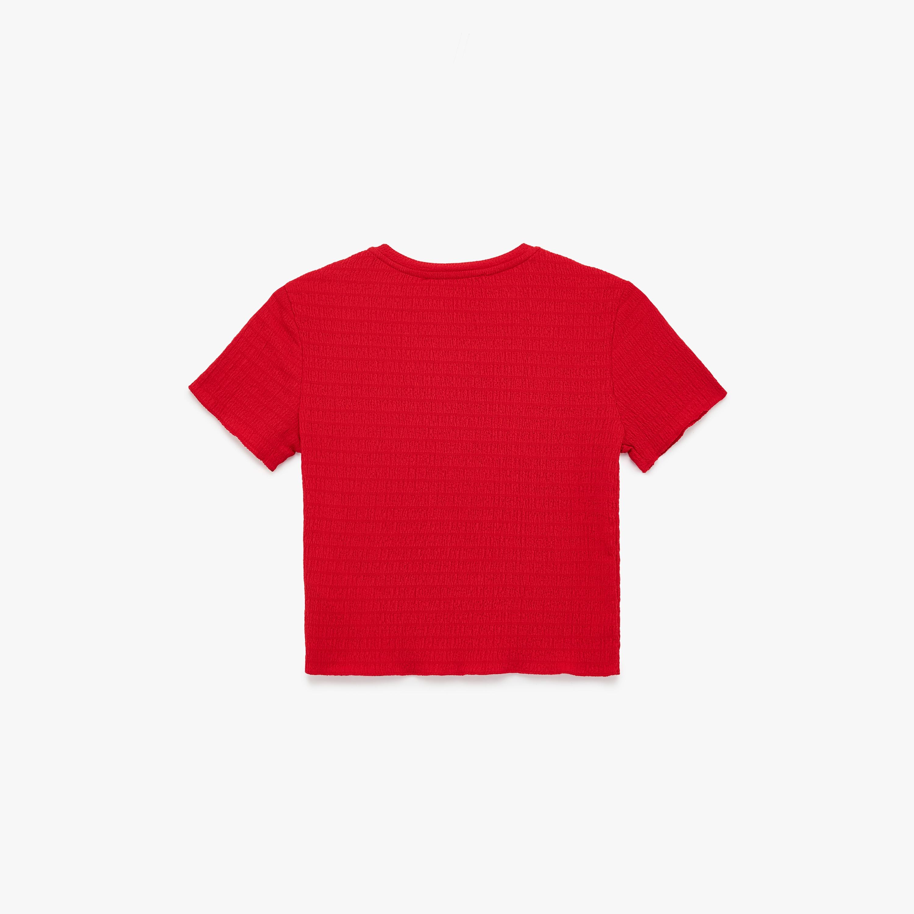 تيشيرت نسائي بطبعة "غرافيك" الفلفل الحار (شيلي) بلون أحمر من كوتون-women-clothing-tshirts-image-4