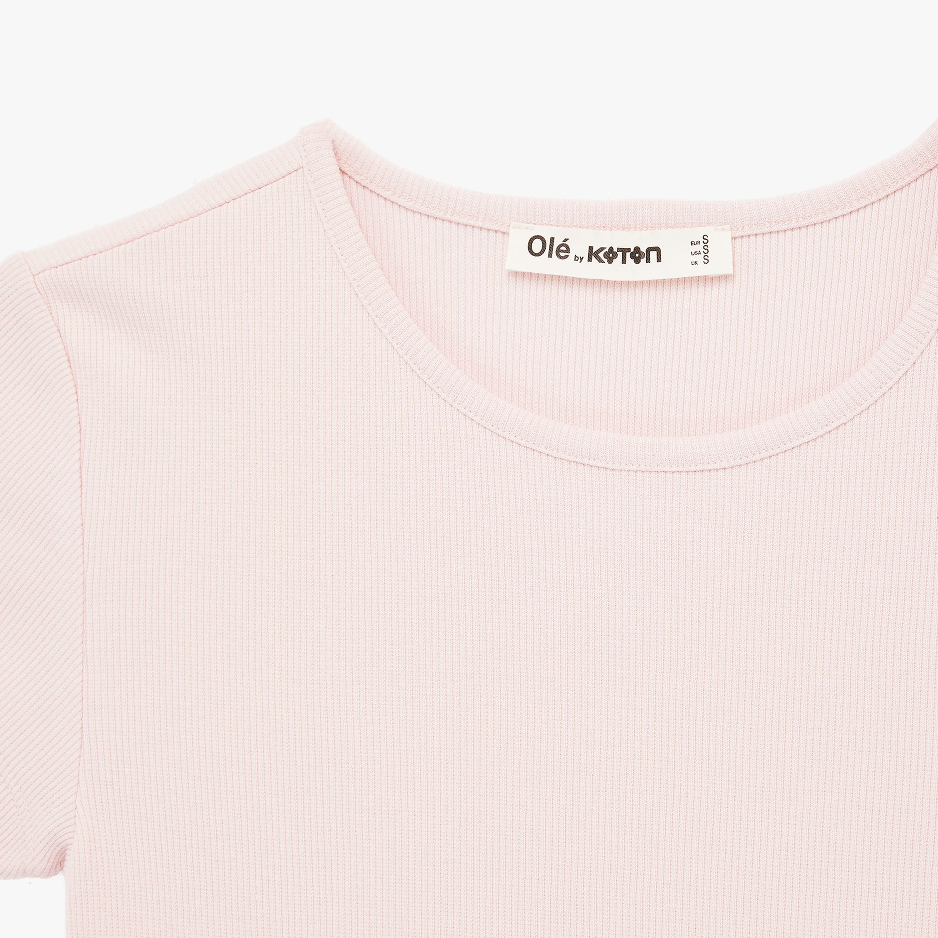 KOTON Textured Women's Top-women-clothing-shirtsandblouses-blouses-image-5
