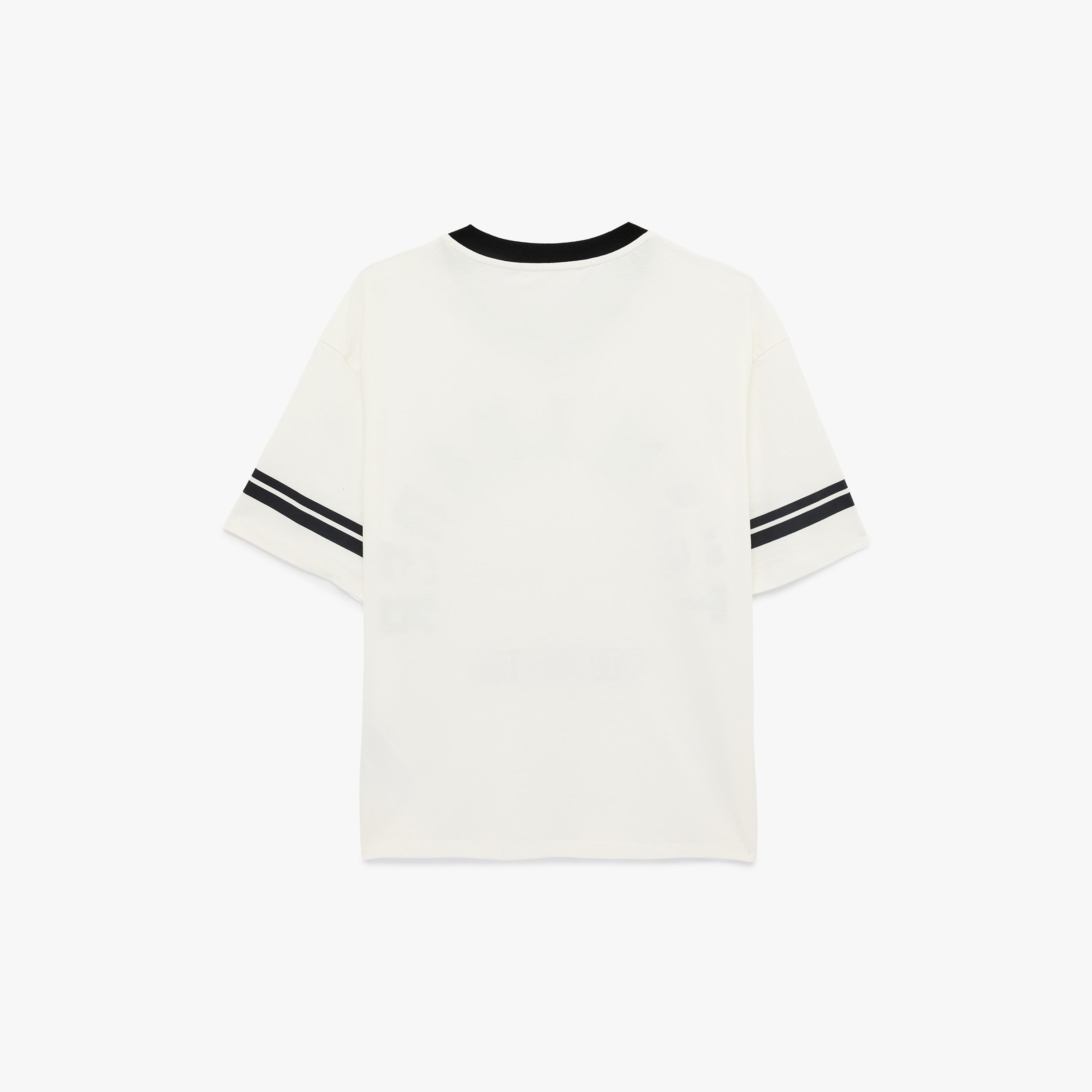 تيشيرت قطني نسائي بطبعة "فارسيتي" جامعية بلون أبيض من كوتون-women-clothing-tshirts-image-4