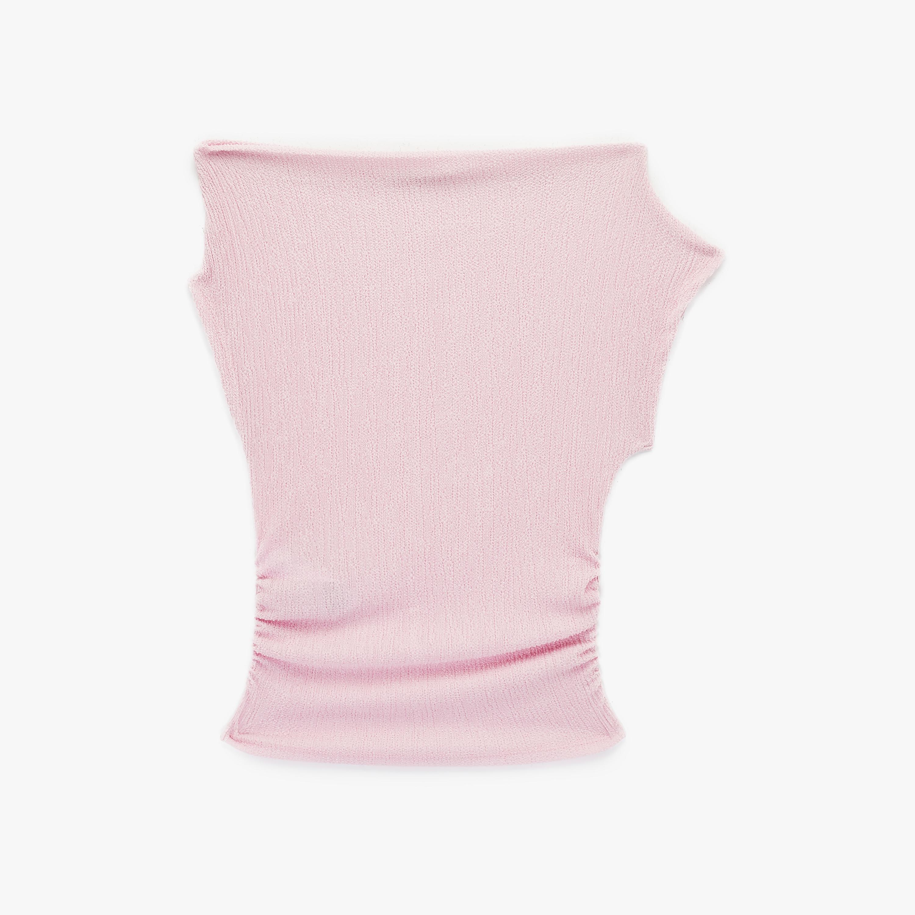 KOTON Textured One-Shoulder Women's Top-women-clothing-shirtsandblouses-blouses-image-4