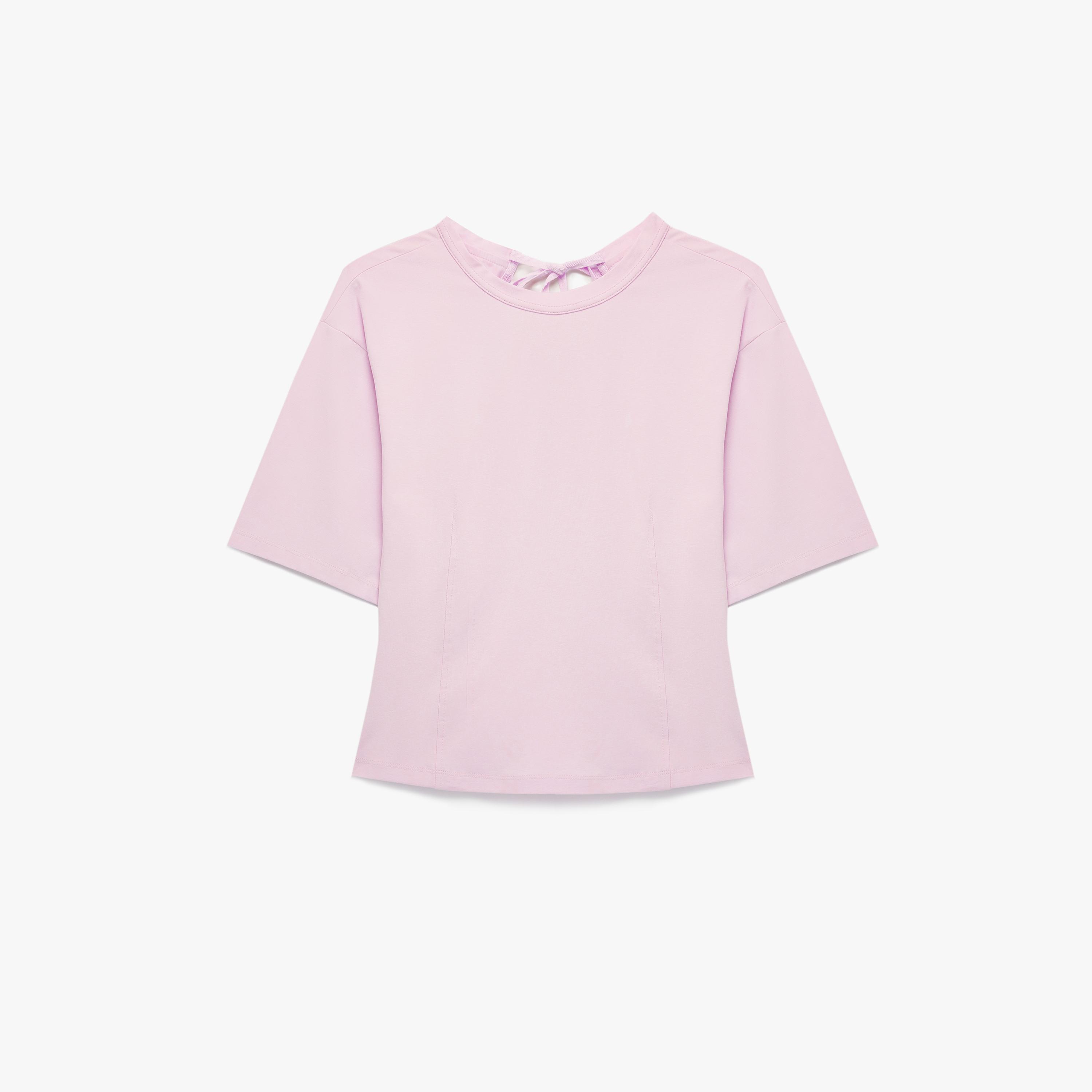 KOTON Pink Cotton Women's T-Shirt-women-clothing-tshirts-image-3
