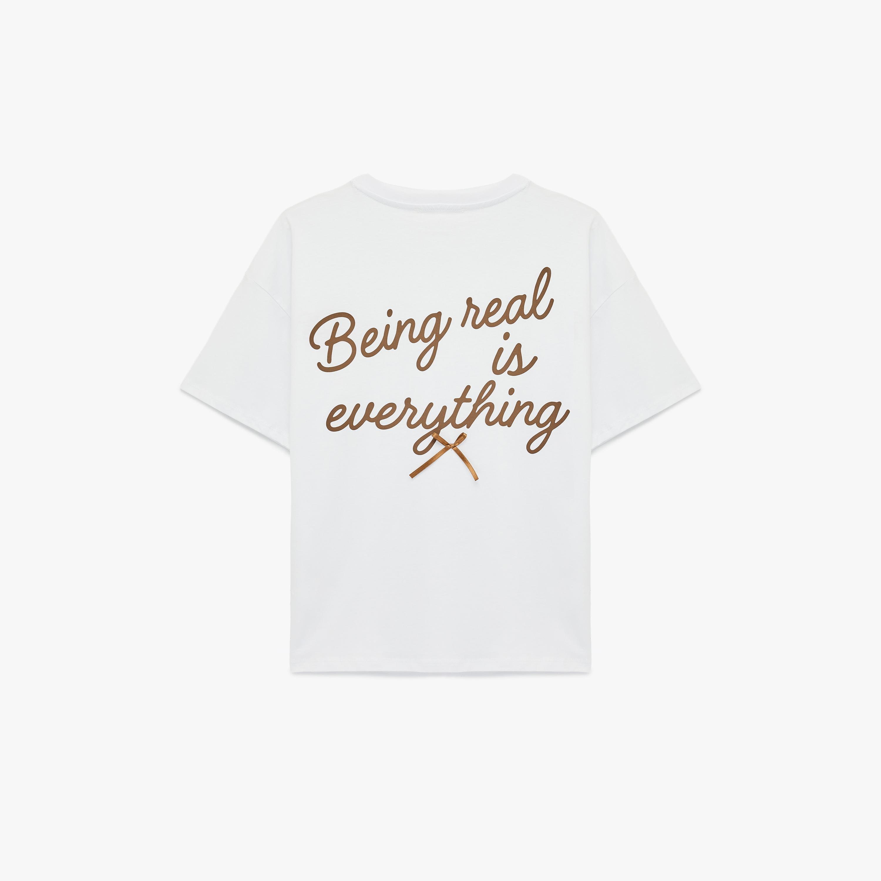 KOTON White Text-Print Cotton Women's T-Shirt-women-clothing-tshirts-image-5