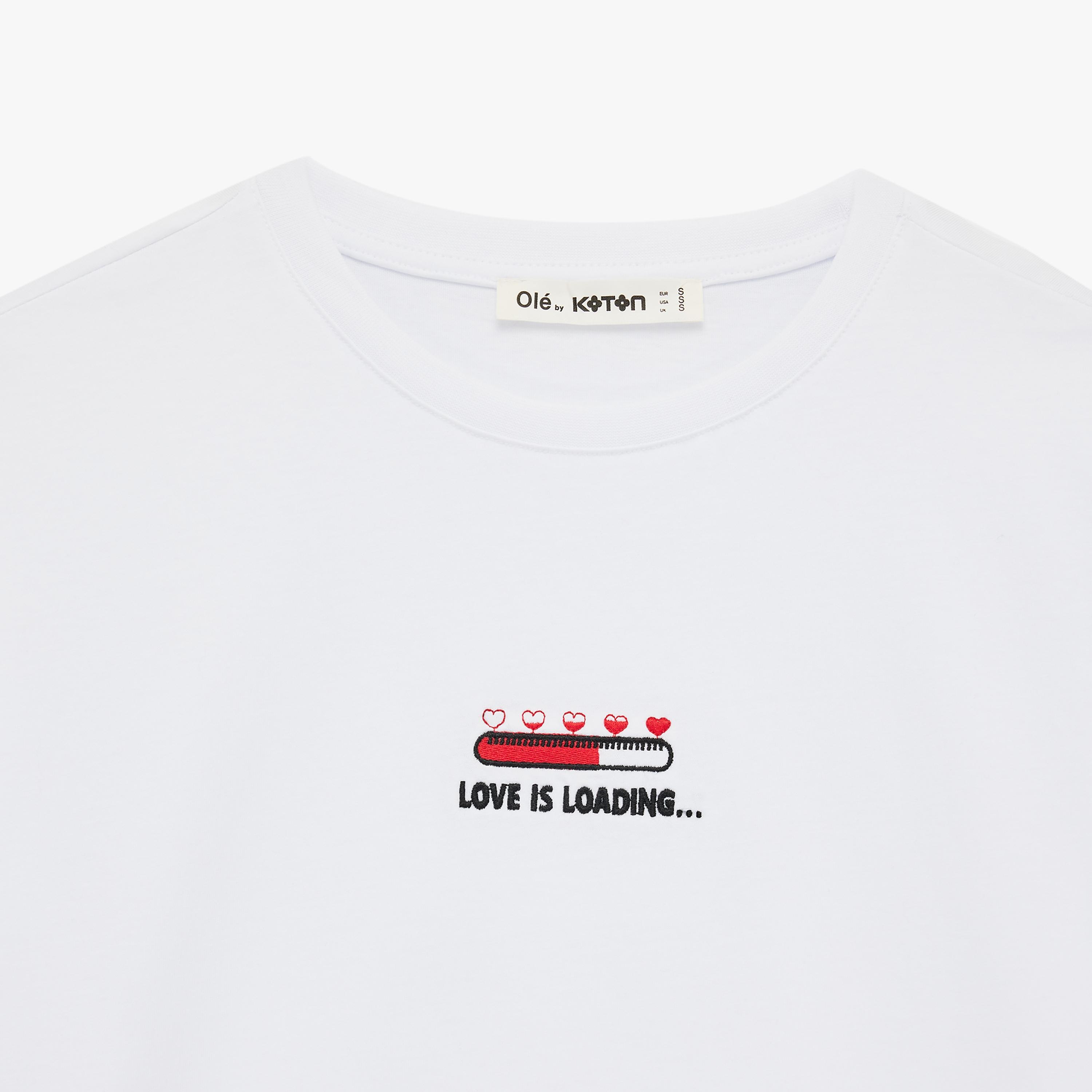 تيشيرت قطني نسائي بتطريز بلون أبيض من كوتون-women-clothing-tshirts-image-6