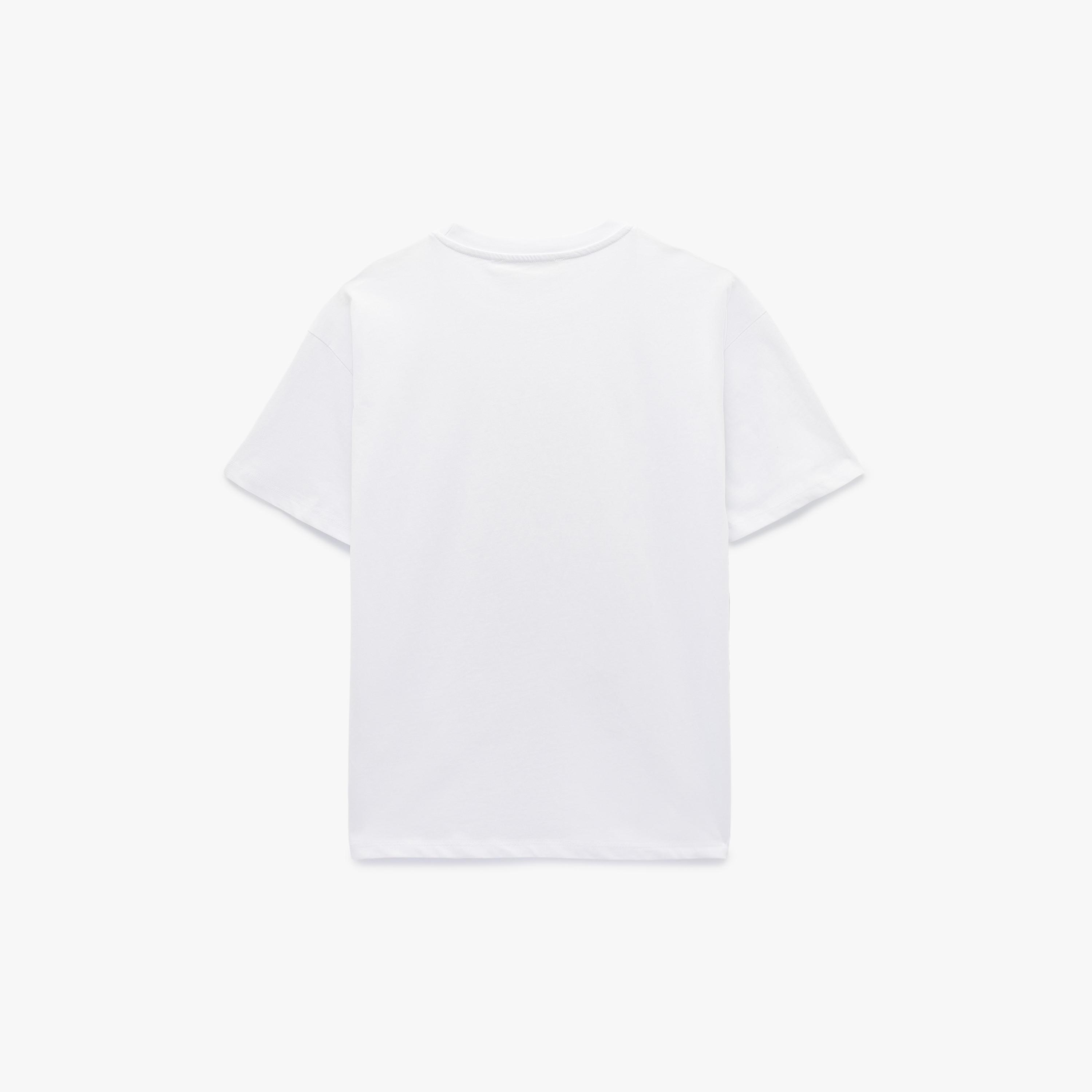 تيشيرت قطني نسائي بطبعة "غرافيك" لدب "تيدي" بلون أبيض من كوتون-women-clothing-tshirts-image-4