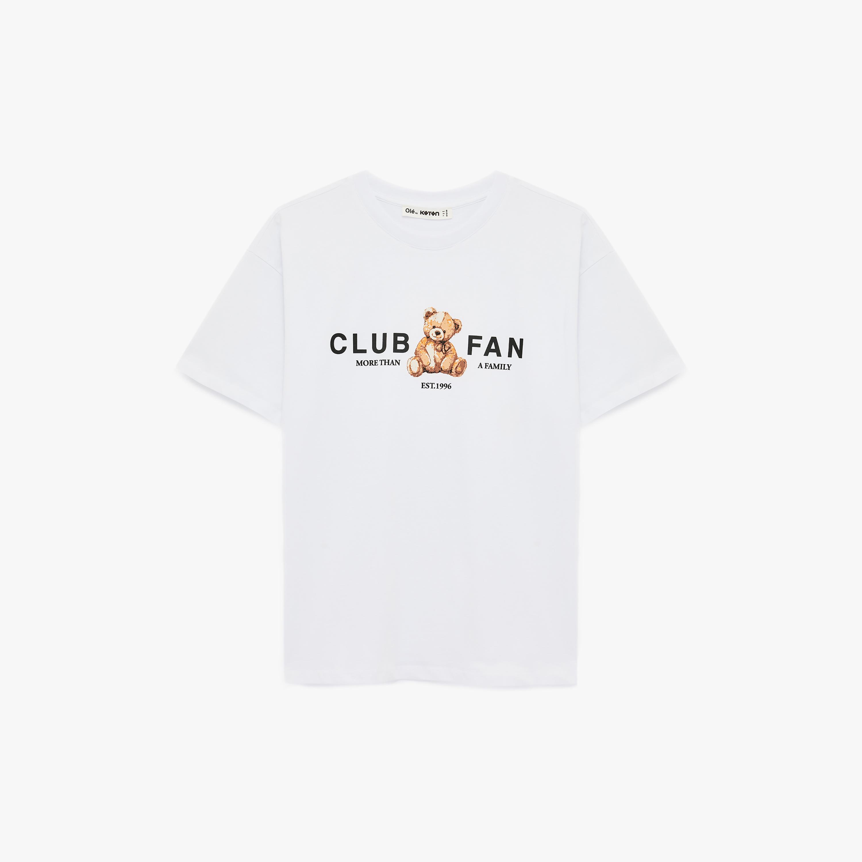 تيشيرت قطني نسائي بطبعة "غرافيك" لدب "تيدي" بلون أبيض من كوتون-women-clothing-tshirts-image-4